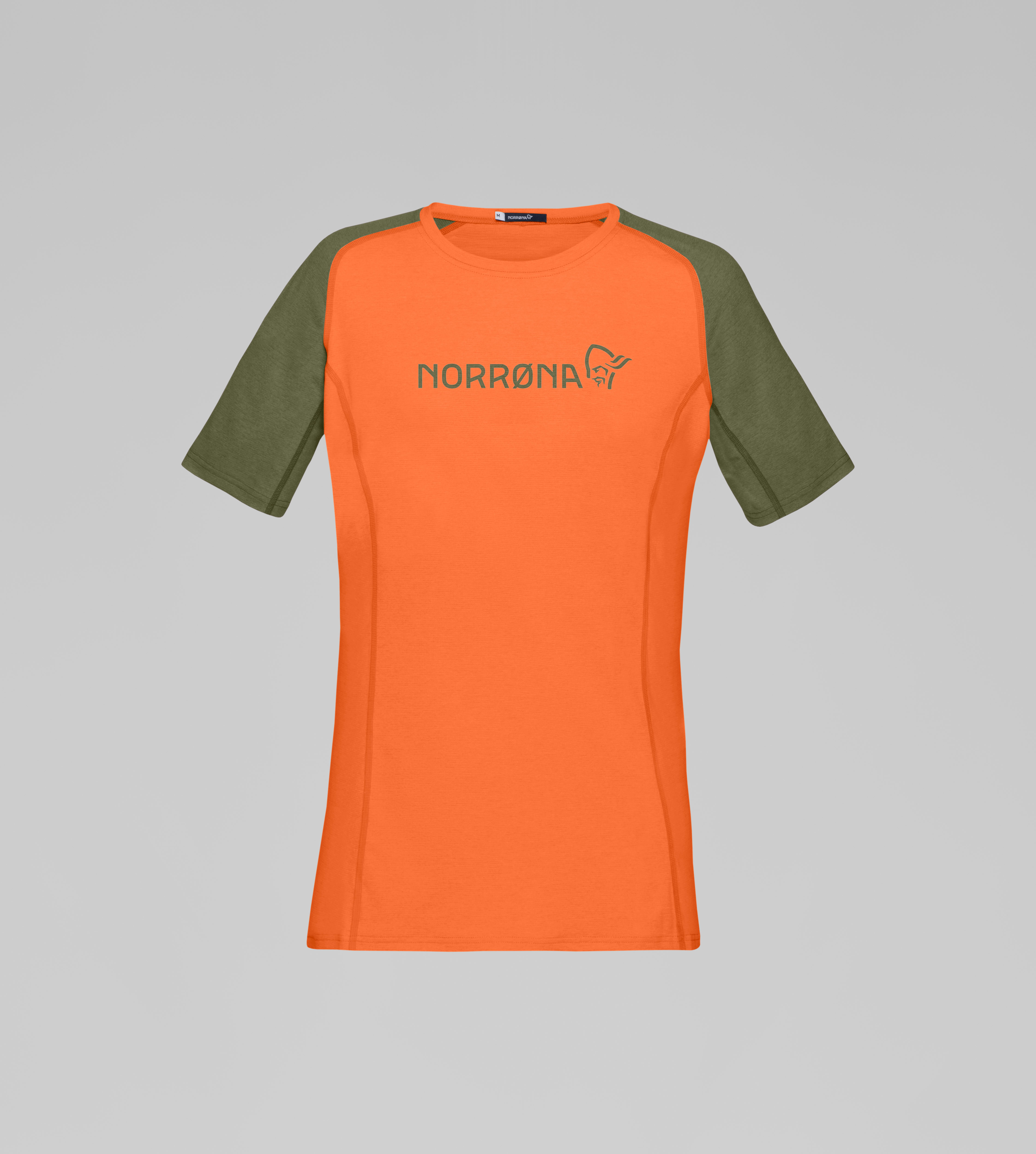 Packshot front image of fjora equaliser lightweight T-Shirt Orange Alert