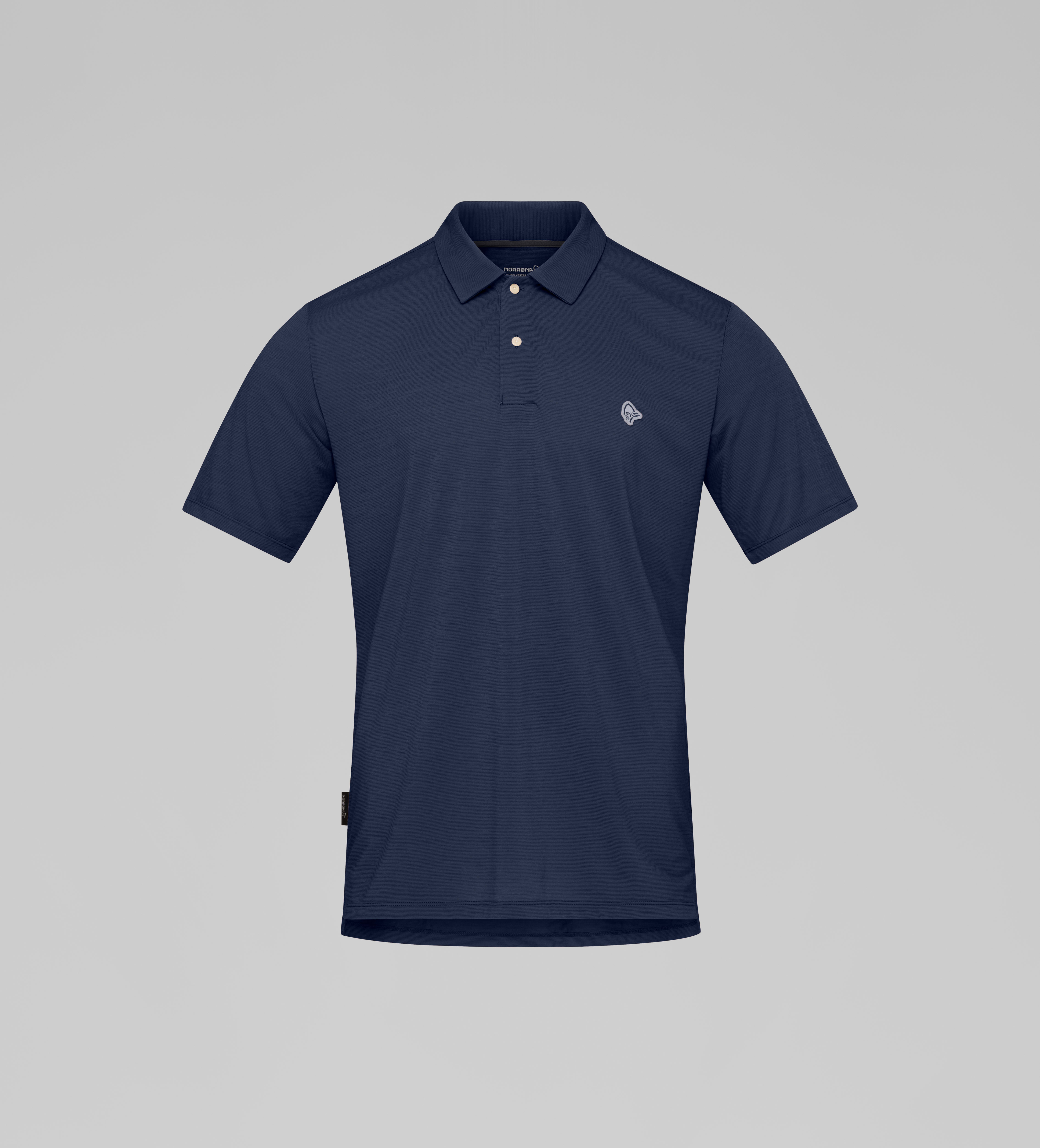 Packshot front image of femund equaliserUll Polo Shirt Indigo Night