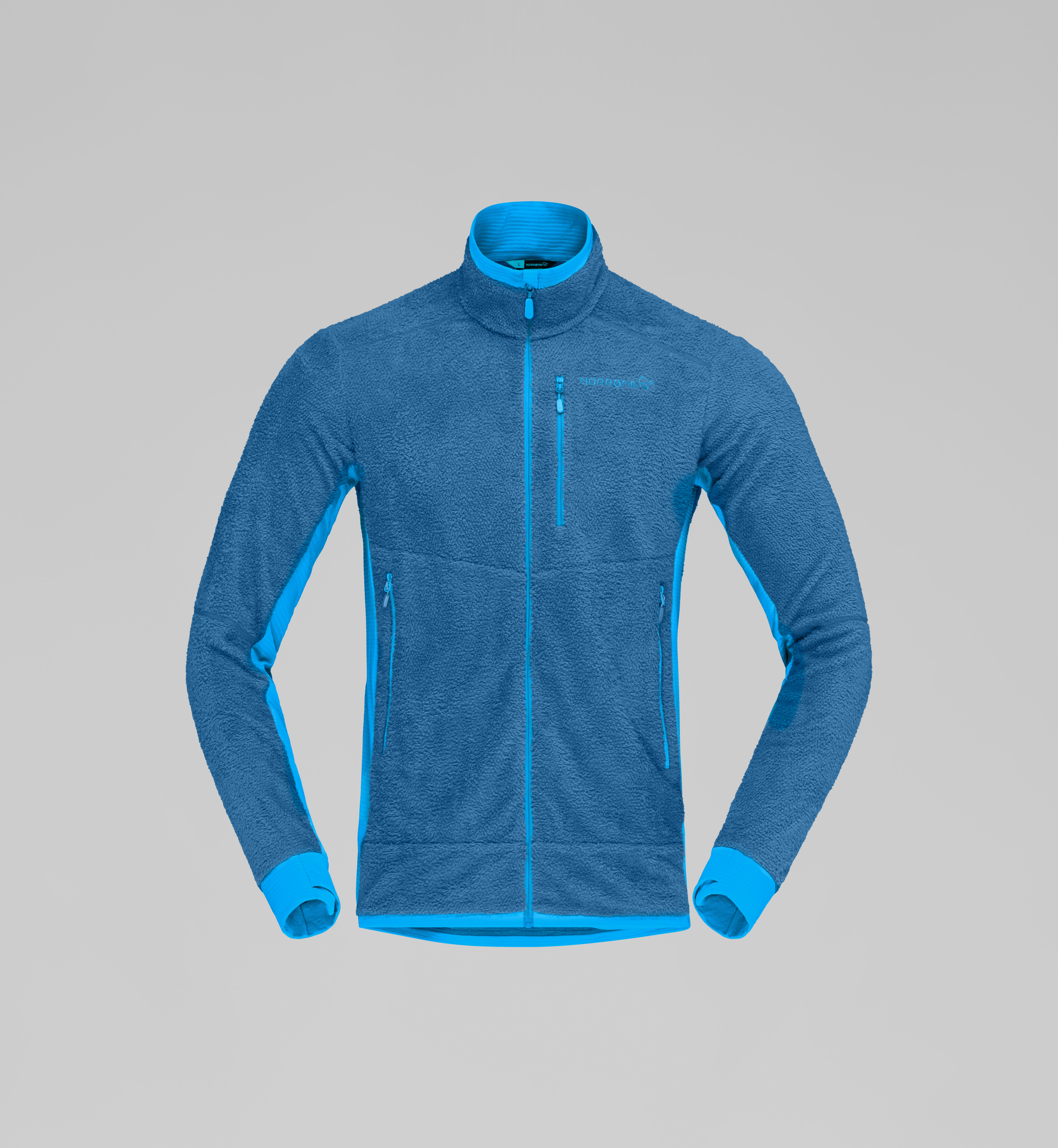 Packshot front image of falketind warm1 active Jacket Dark Blue/Brilliant Blue