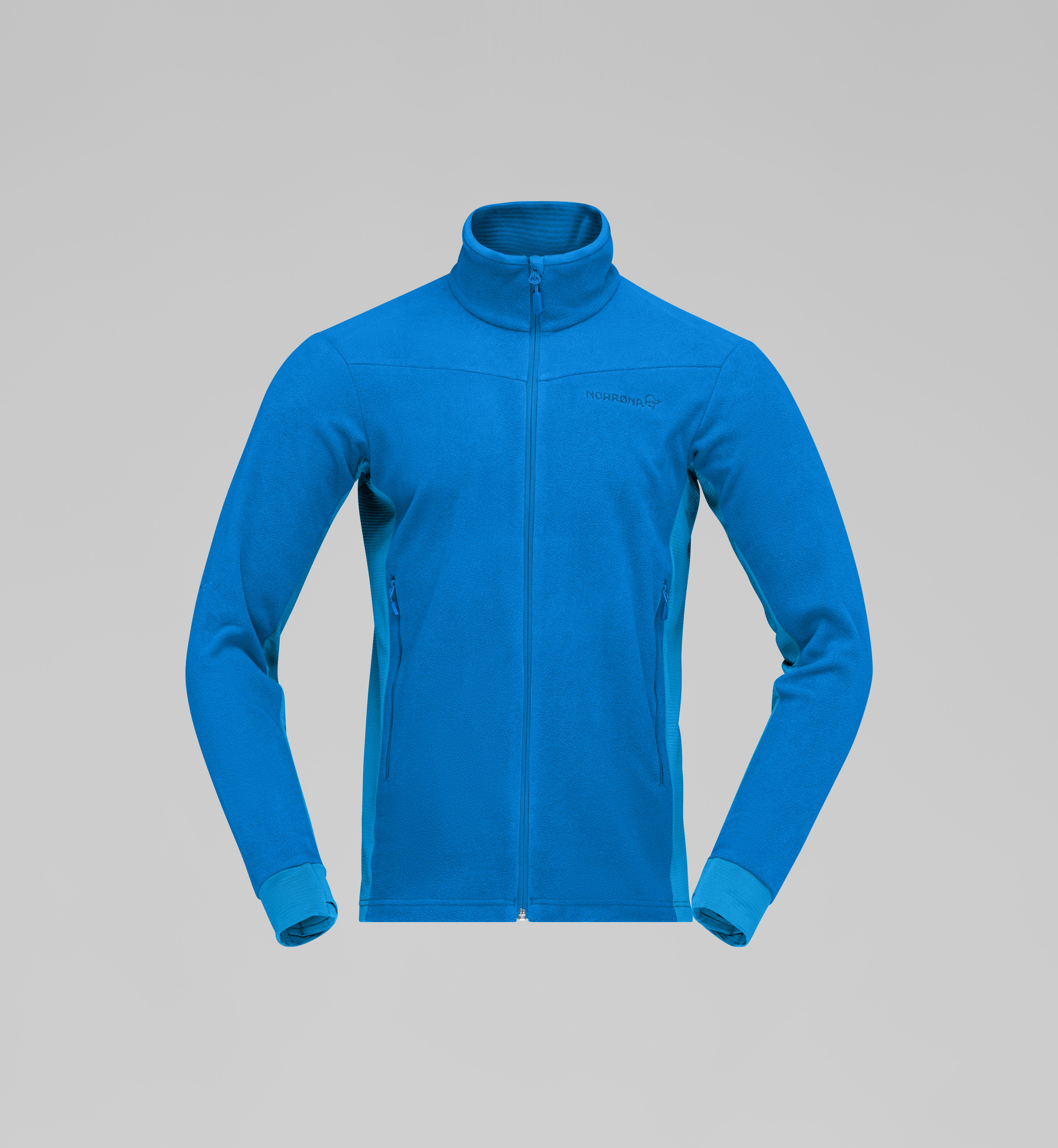 Packshot front image of falketind warm2 Jacket Brilliant Blue