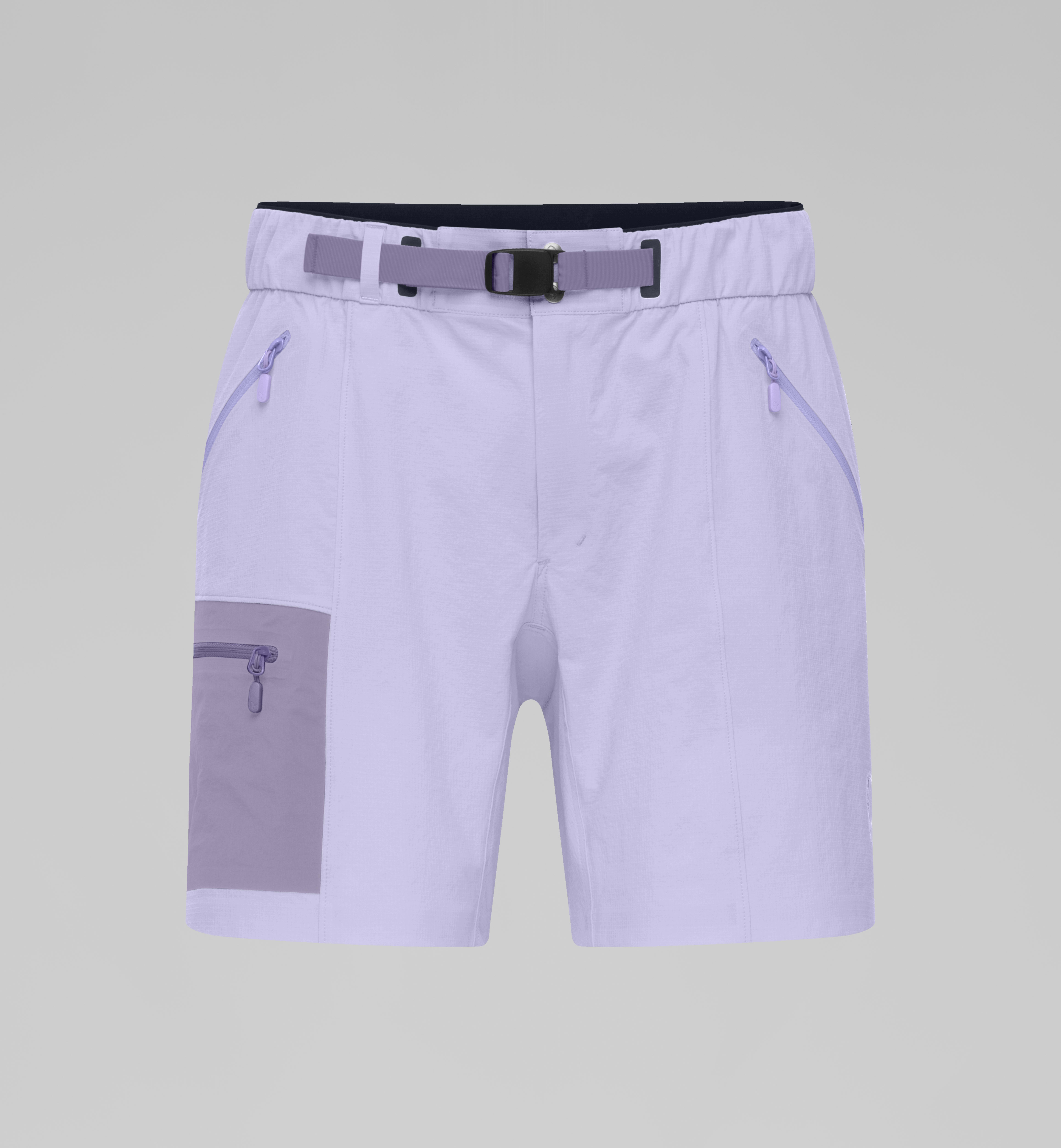 Packshot front image of falketind flex1 light Shorts Heirloom Lilac/Purple Sage