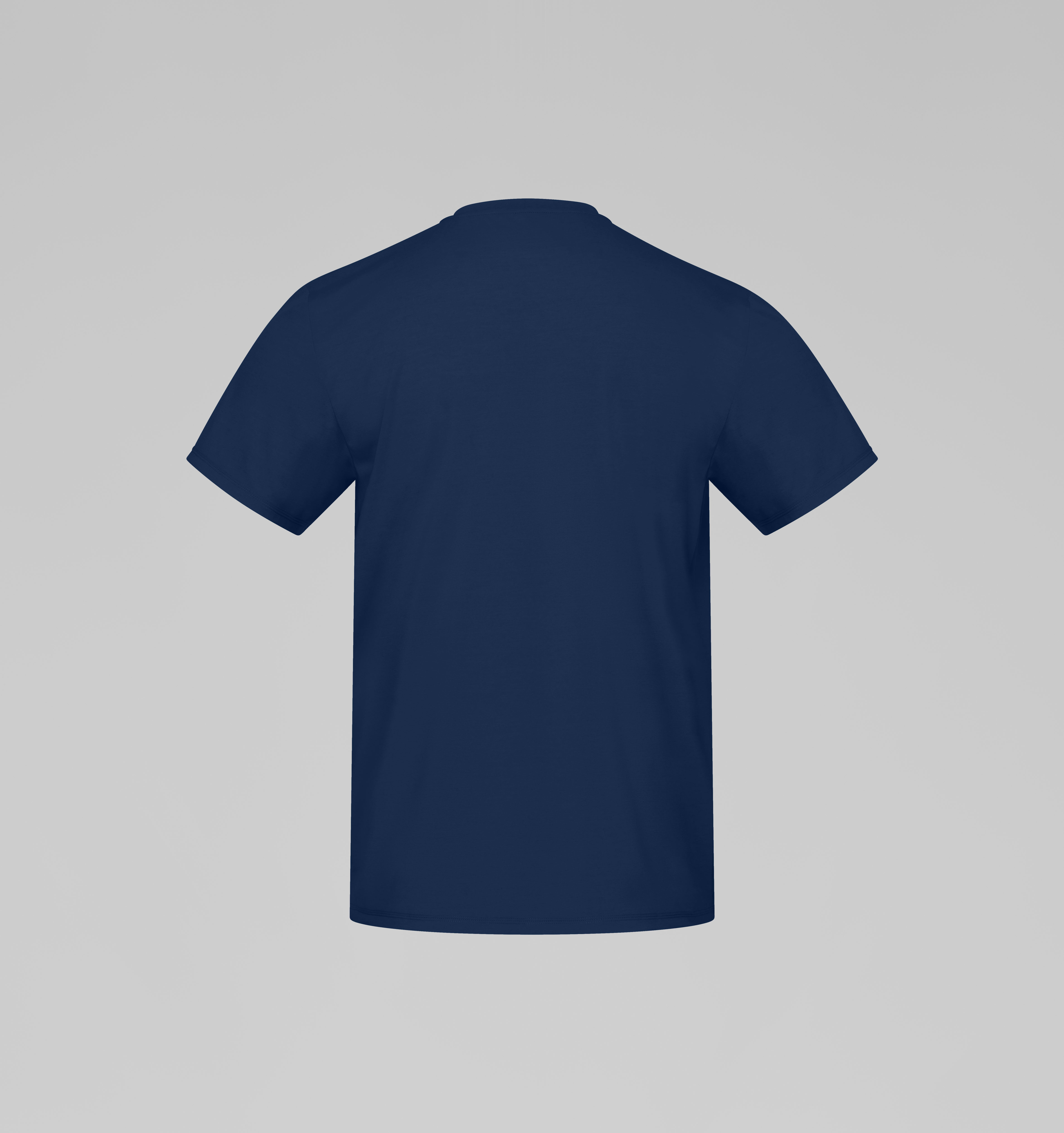 Packshot back image of femund tech T-shirt Indigo Night