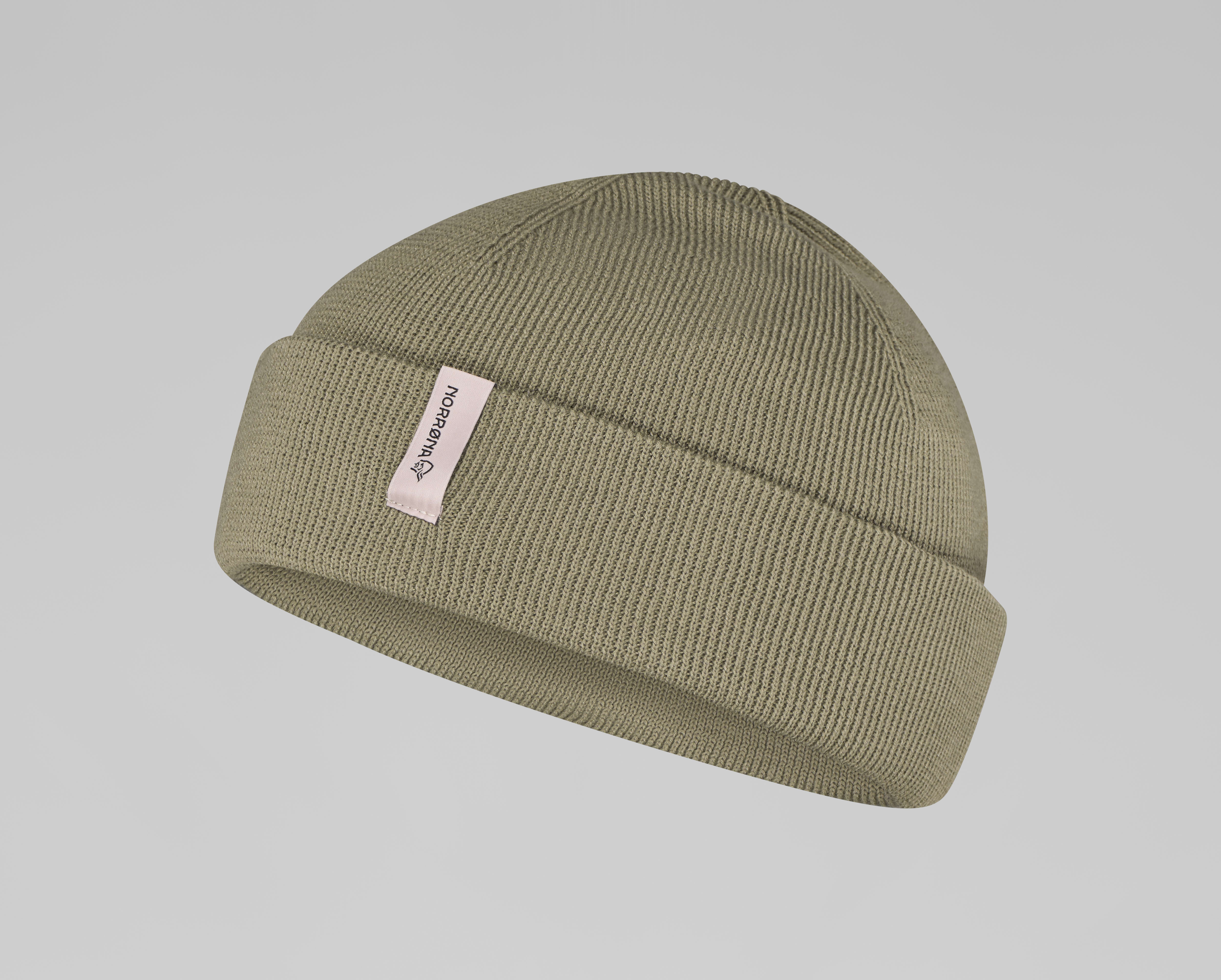 Packshot front image of 29 equaliser Beanie Deep Lichen Green