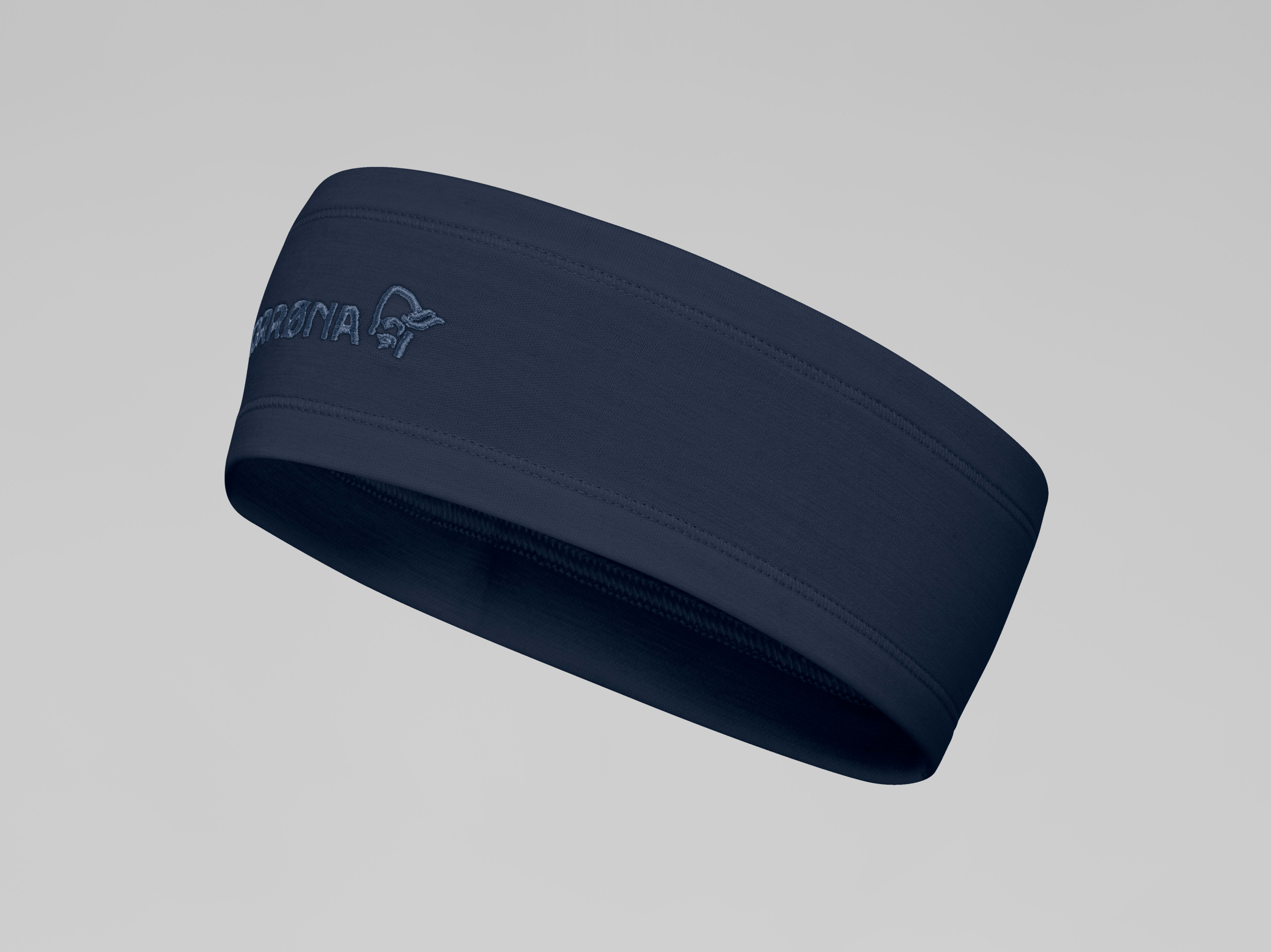 Packshot front image of 29 warmwool2 Headband Indigo Night Blue