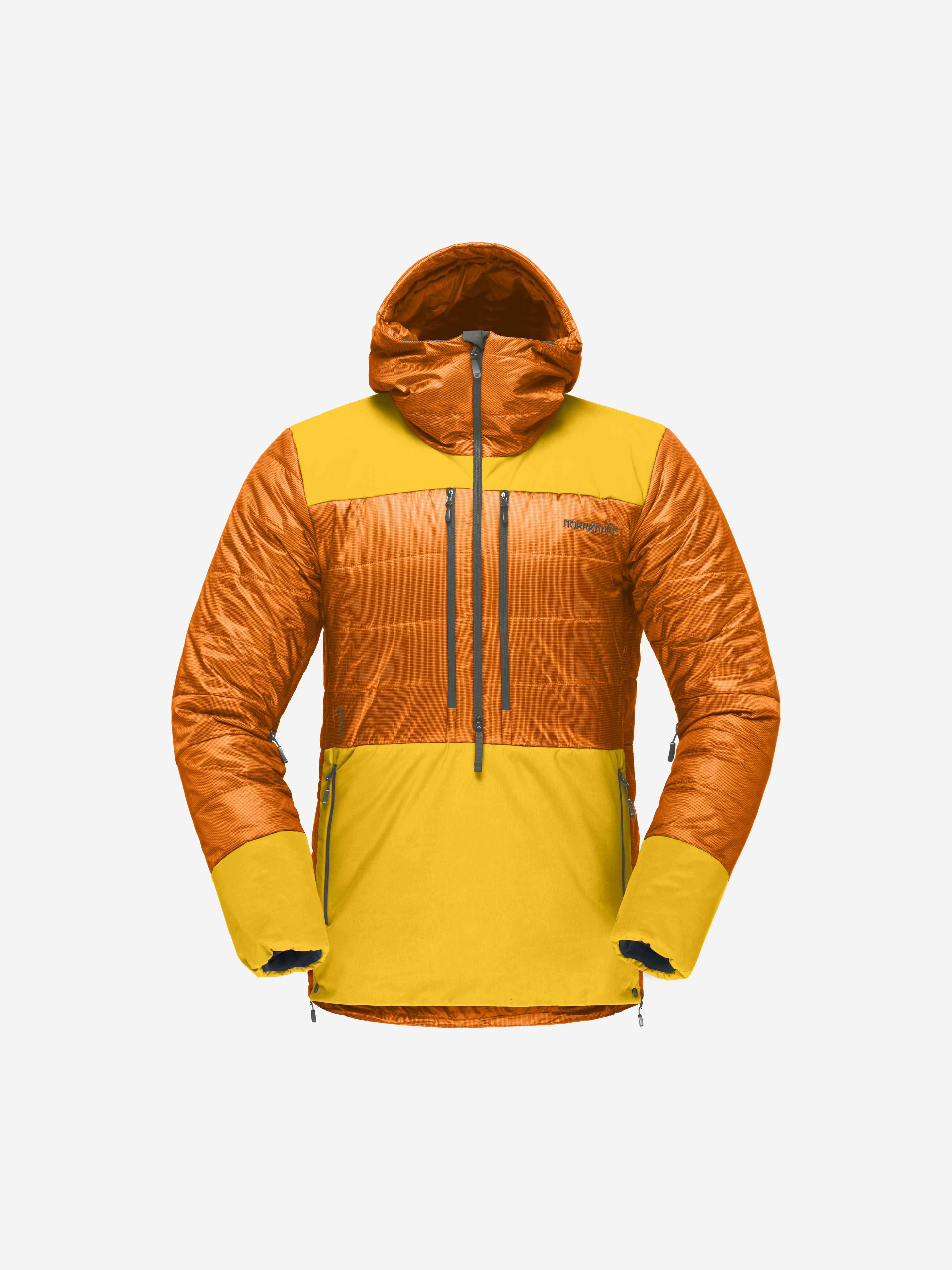 Primaloft80 Anorak – Orange Popsicle/Lemon Chrome