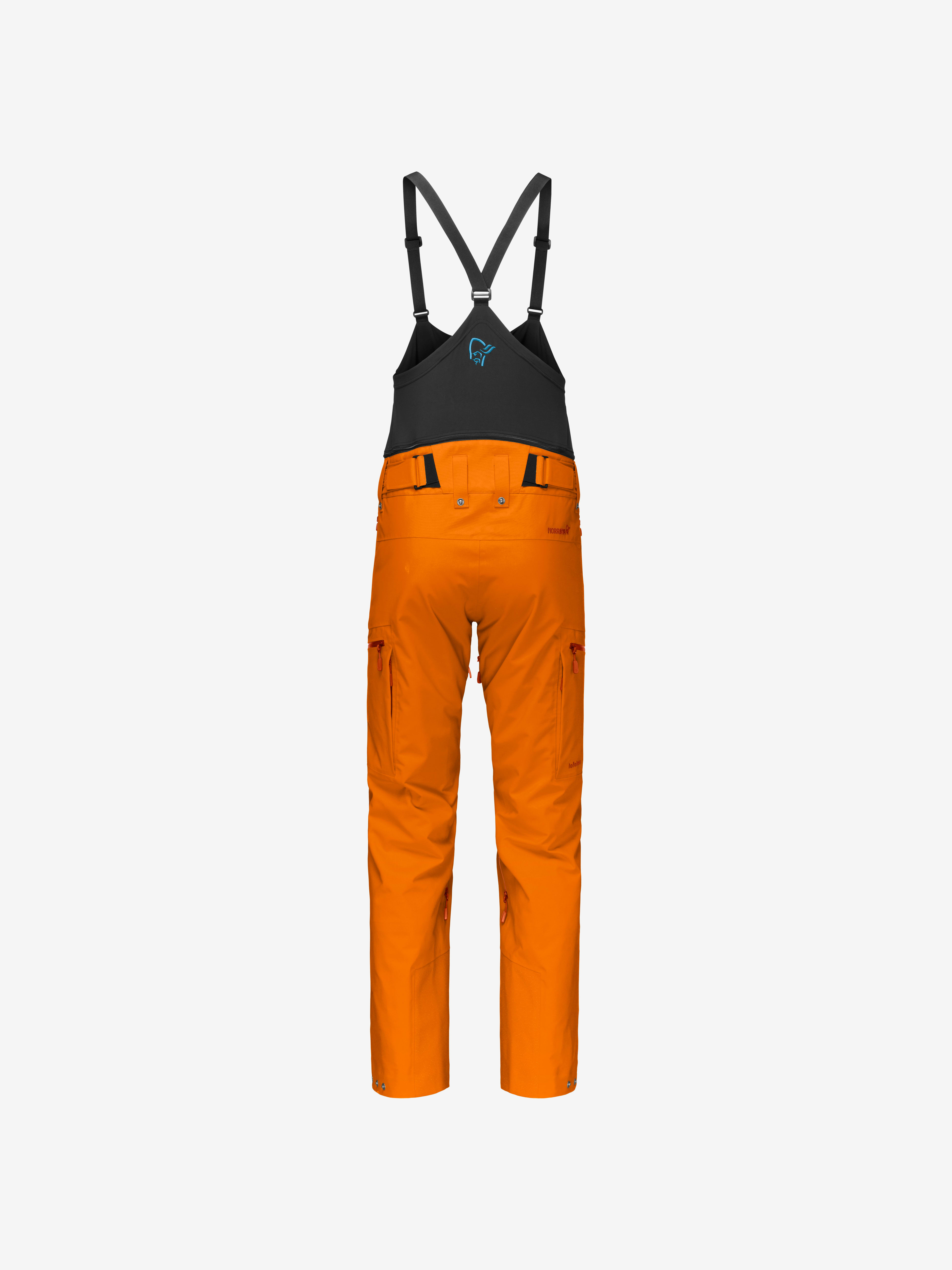 Packshot back image of lofoten Gore-Tex Pro Plus Pants Exuberance