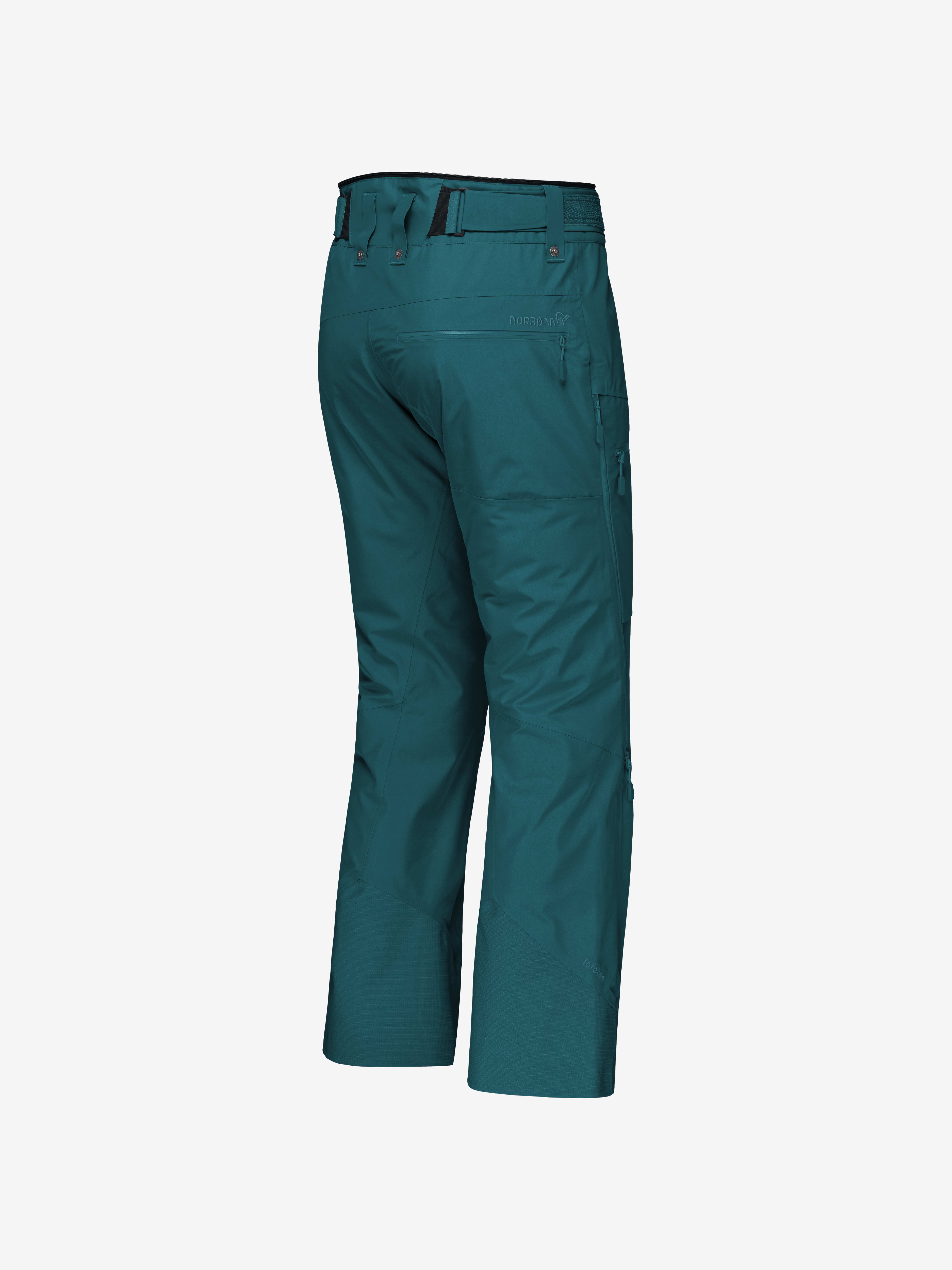 Packshot back image of lofoten Gore-Tex insulated Pants Everglade