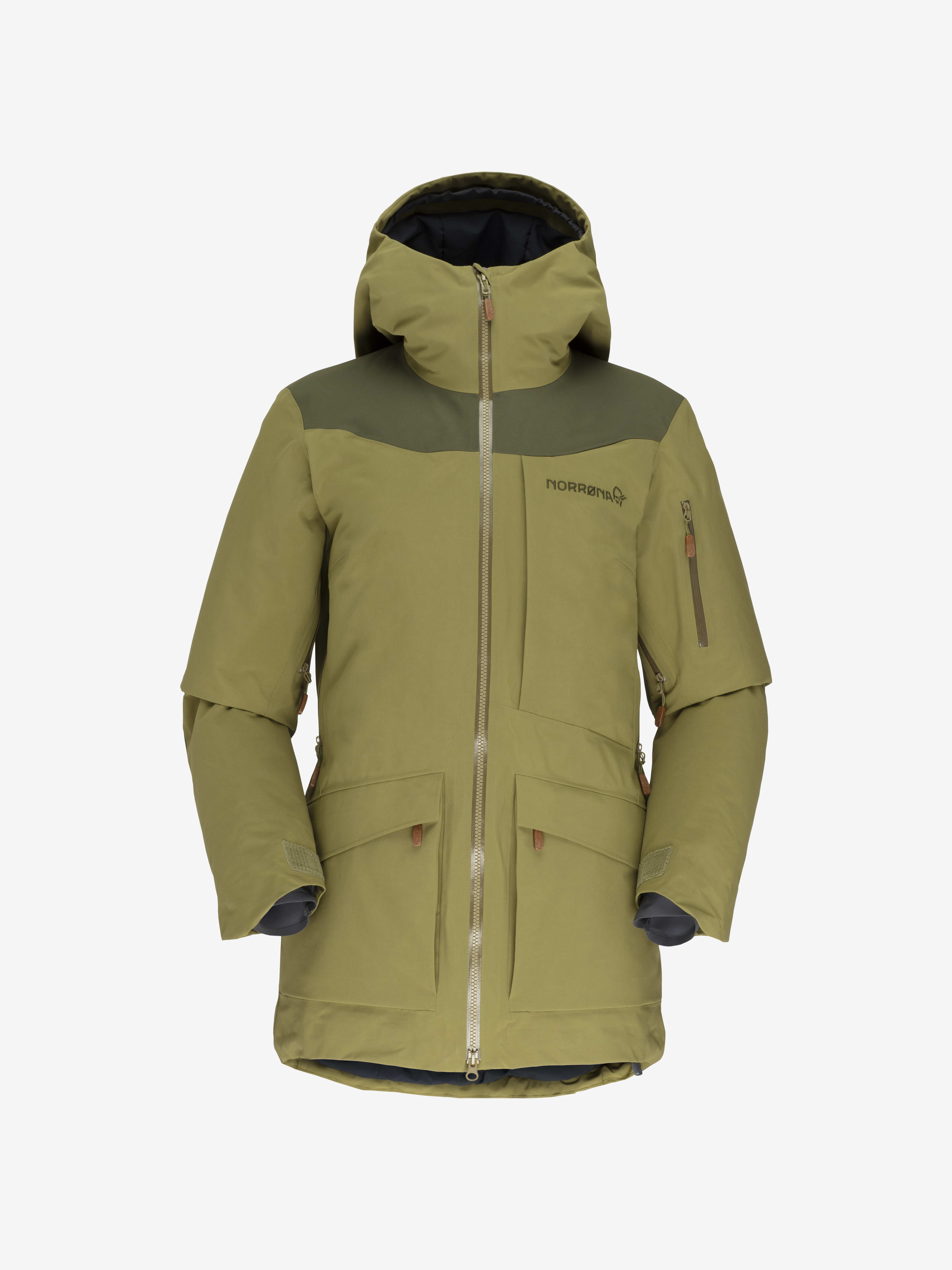 Packshot front image of tamok Gore-Tex thermo80 Jacket Olive Drab