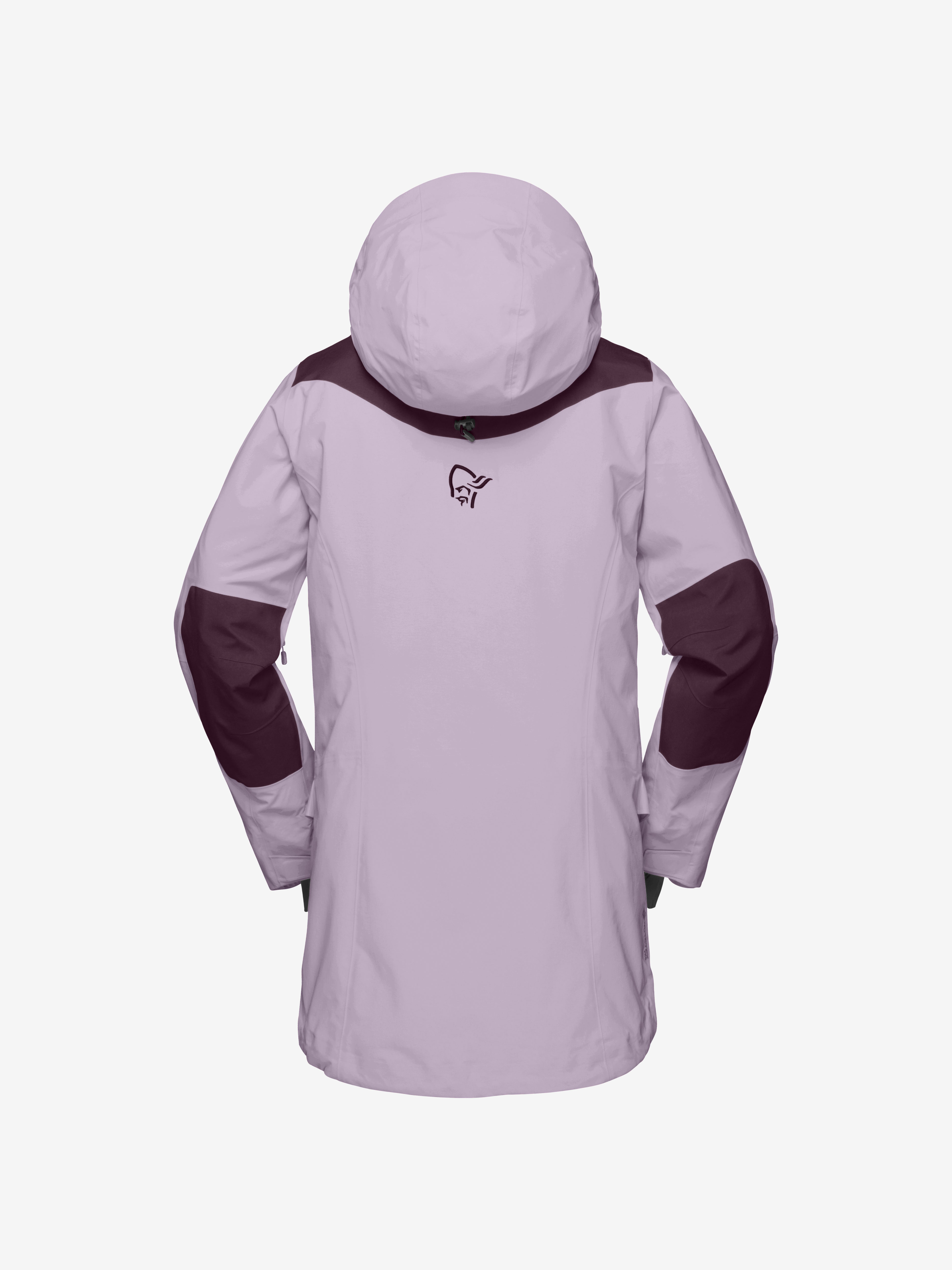 Packshot back image of tamok Gore-Tex Performance Shell Jacket Purple Sage