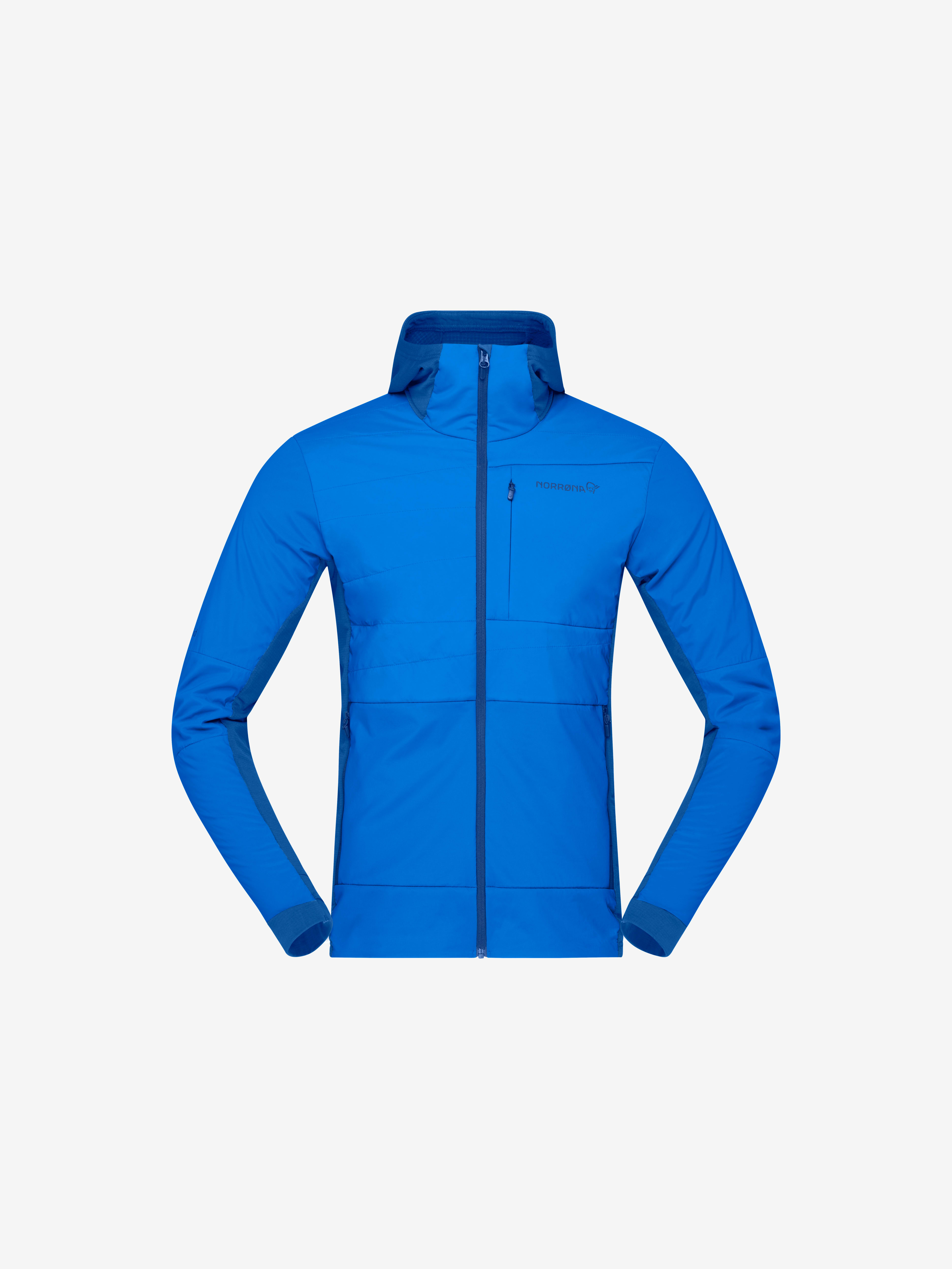 Packshot front image of falketind Alpha90 insulated Zip Hood Skydiver