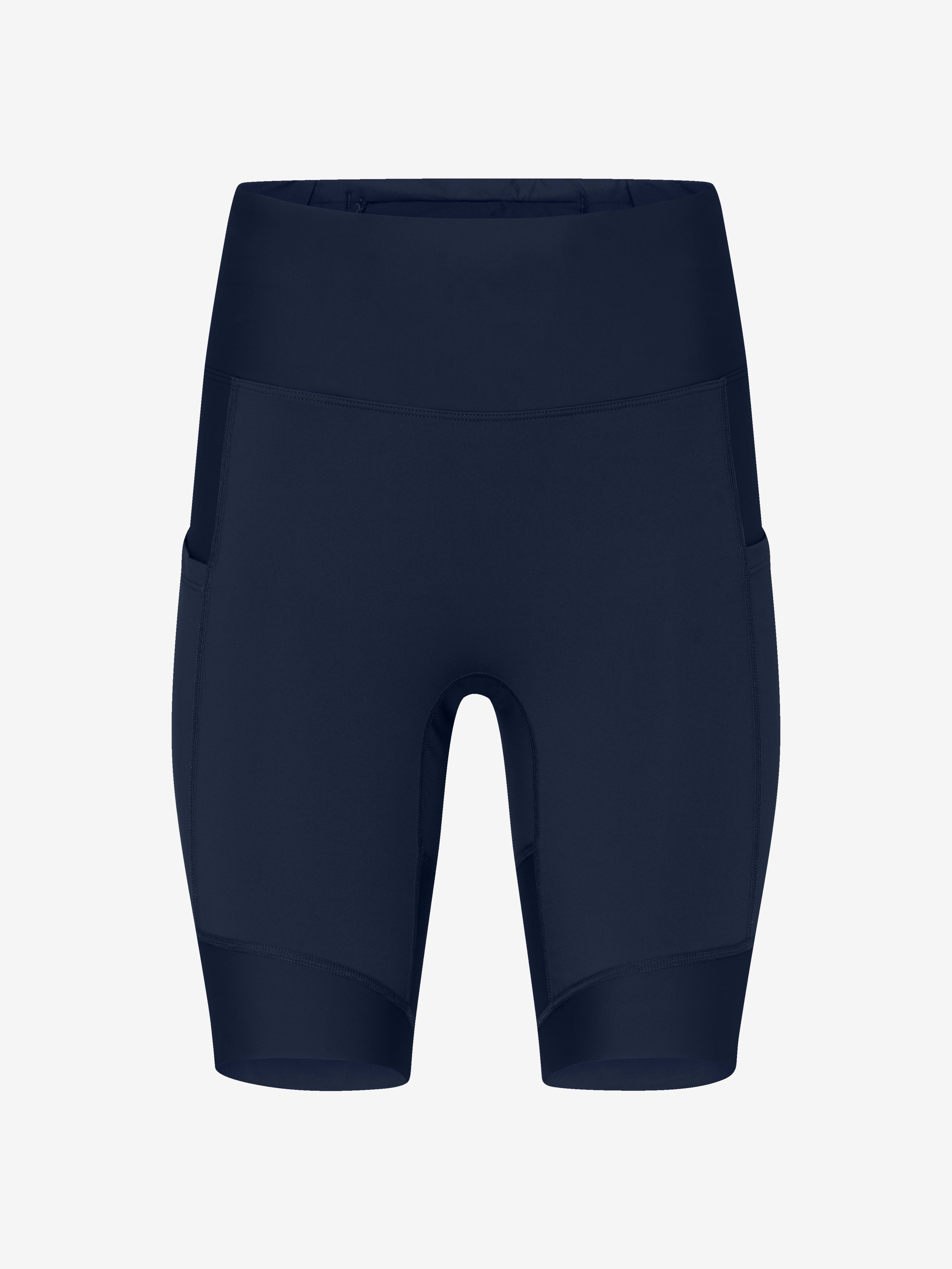 Packshot front image of falketind equaliser stretch short Tights Indigo Night Blue