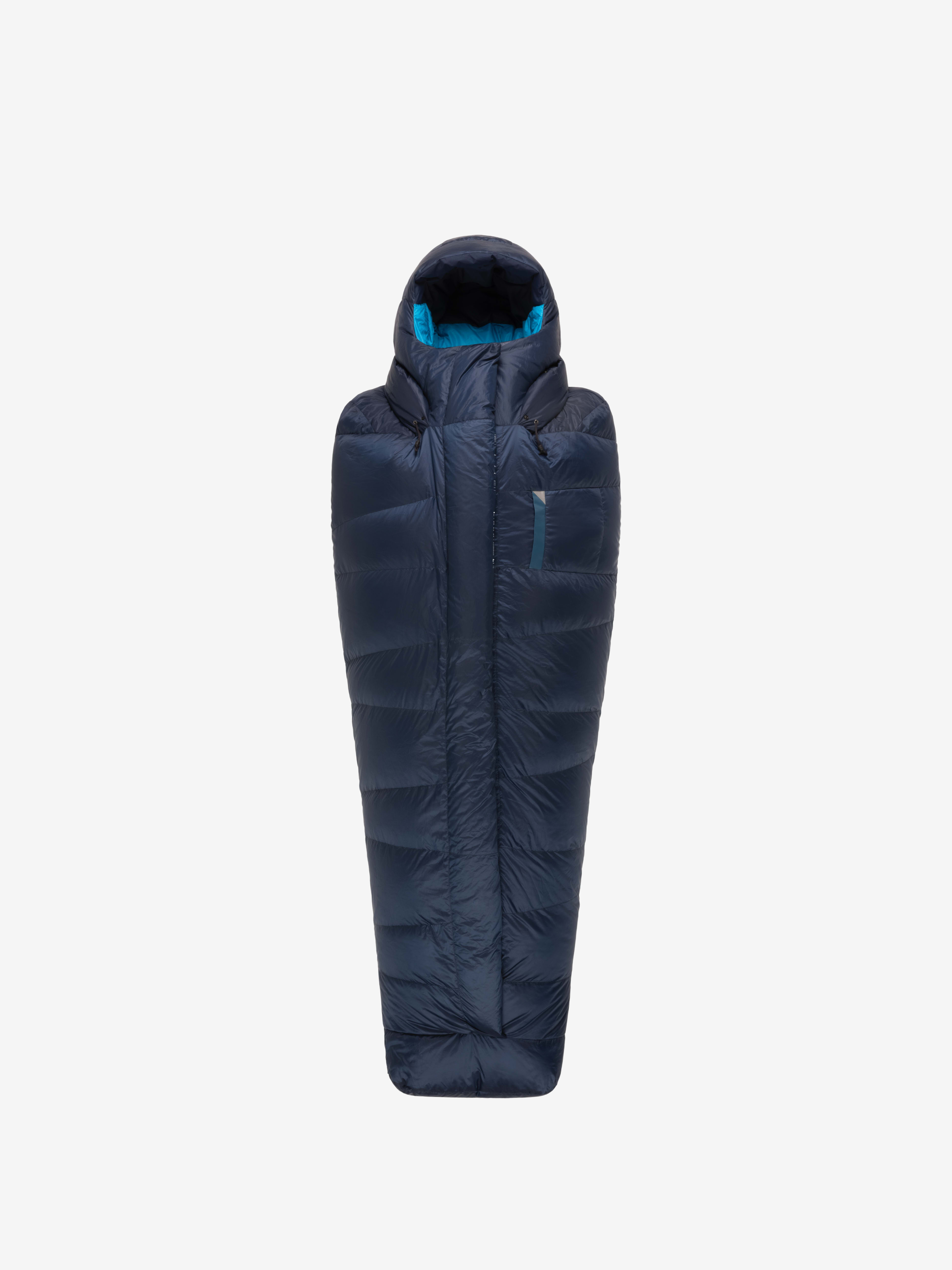 Packshot back image of falketind down800 -10C Sleeping Bag 170 Deep Dive