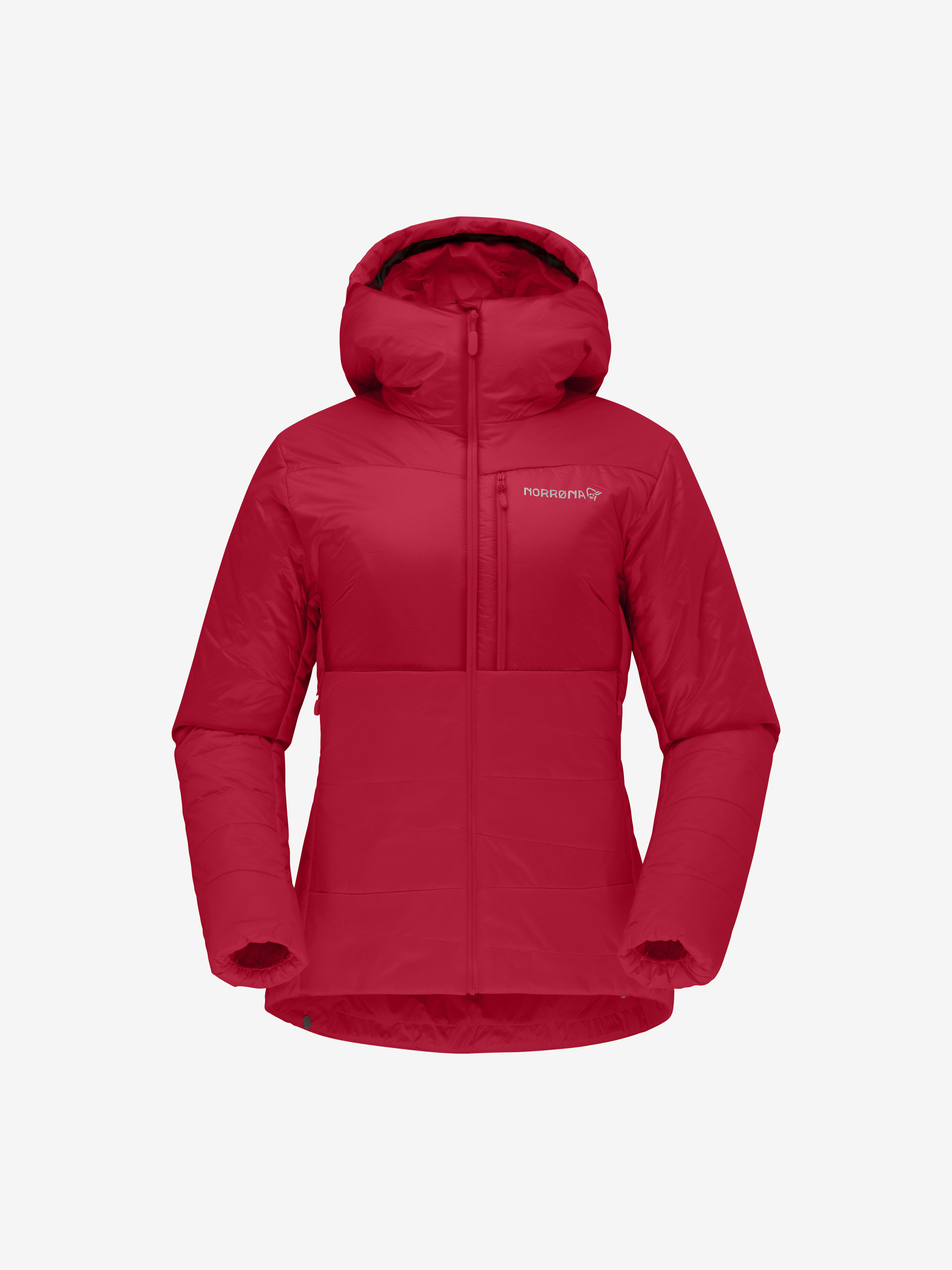 Packshot front image of falketind thermo60 Hood True Red