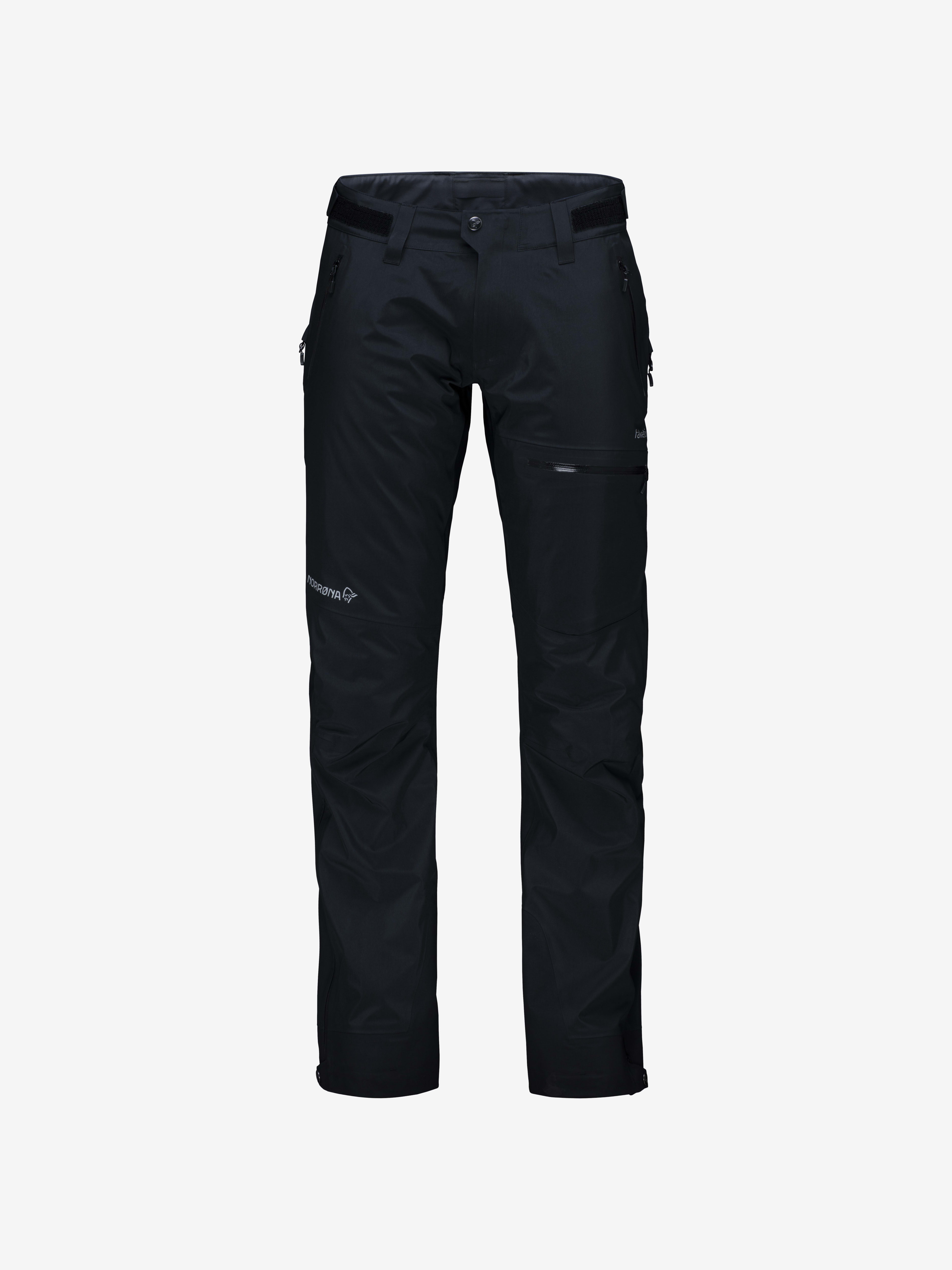 Packshot front image of falketind Gore-Tex Pants Caviar Black