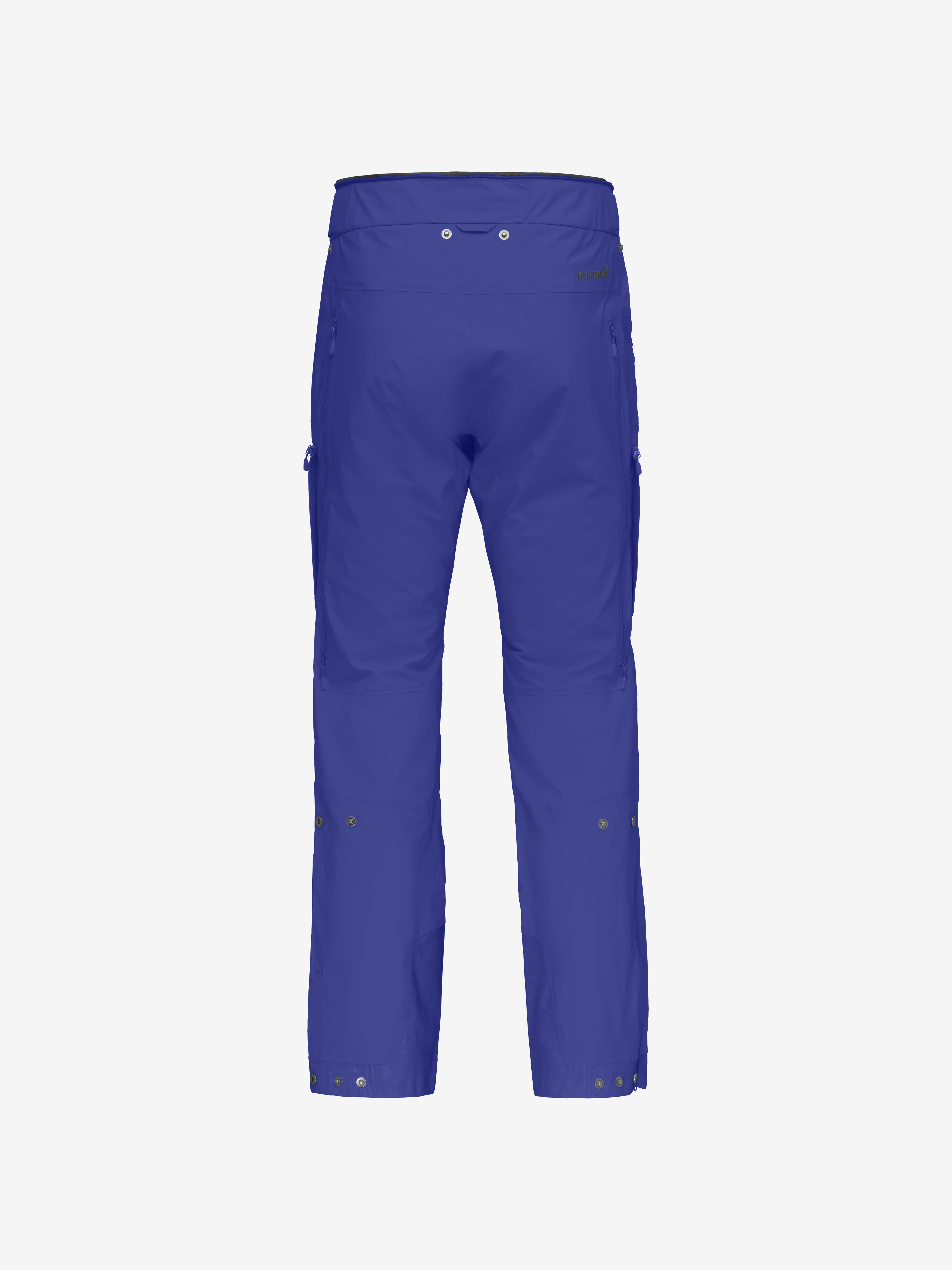 Packshot back image of lyngen Gore-Tex Pro Pants Royal Blue