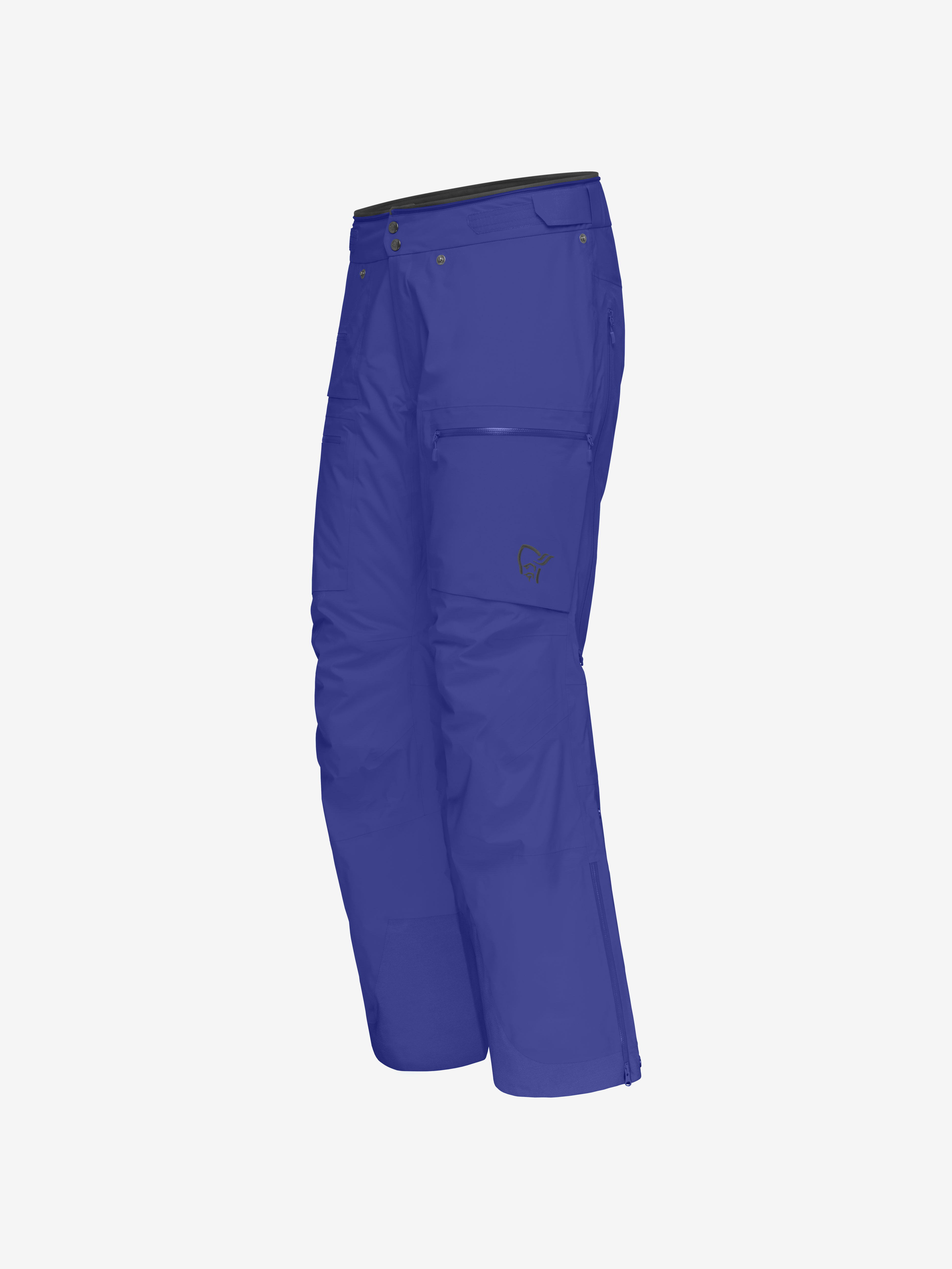 Packshot front left image of lyngen Gore-Tex Pro Pants Royal Blue