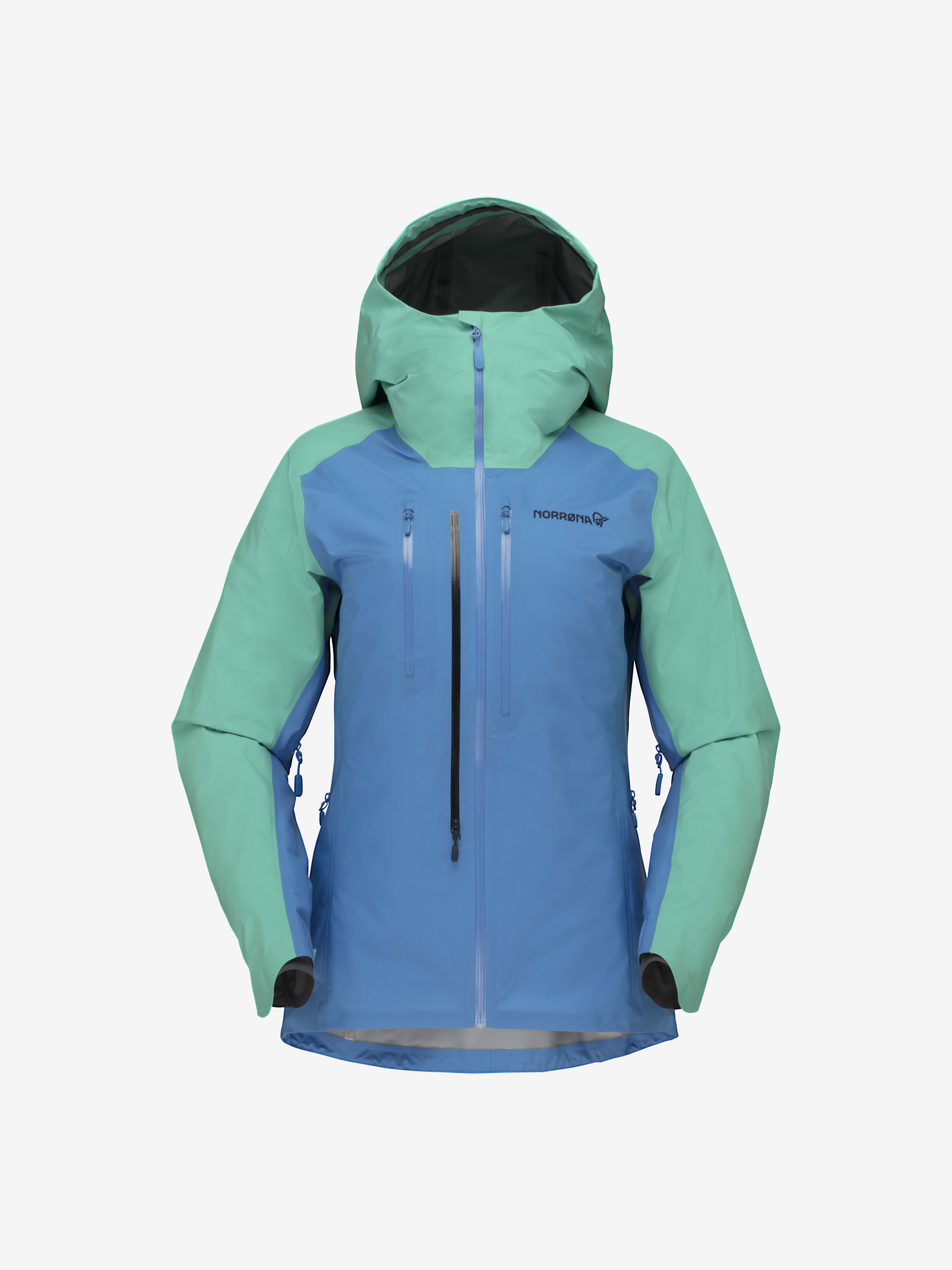 Packshot front image of lyngen Gore-Tex Jacket Arcadia/Campanula