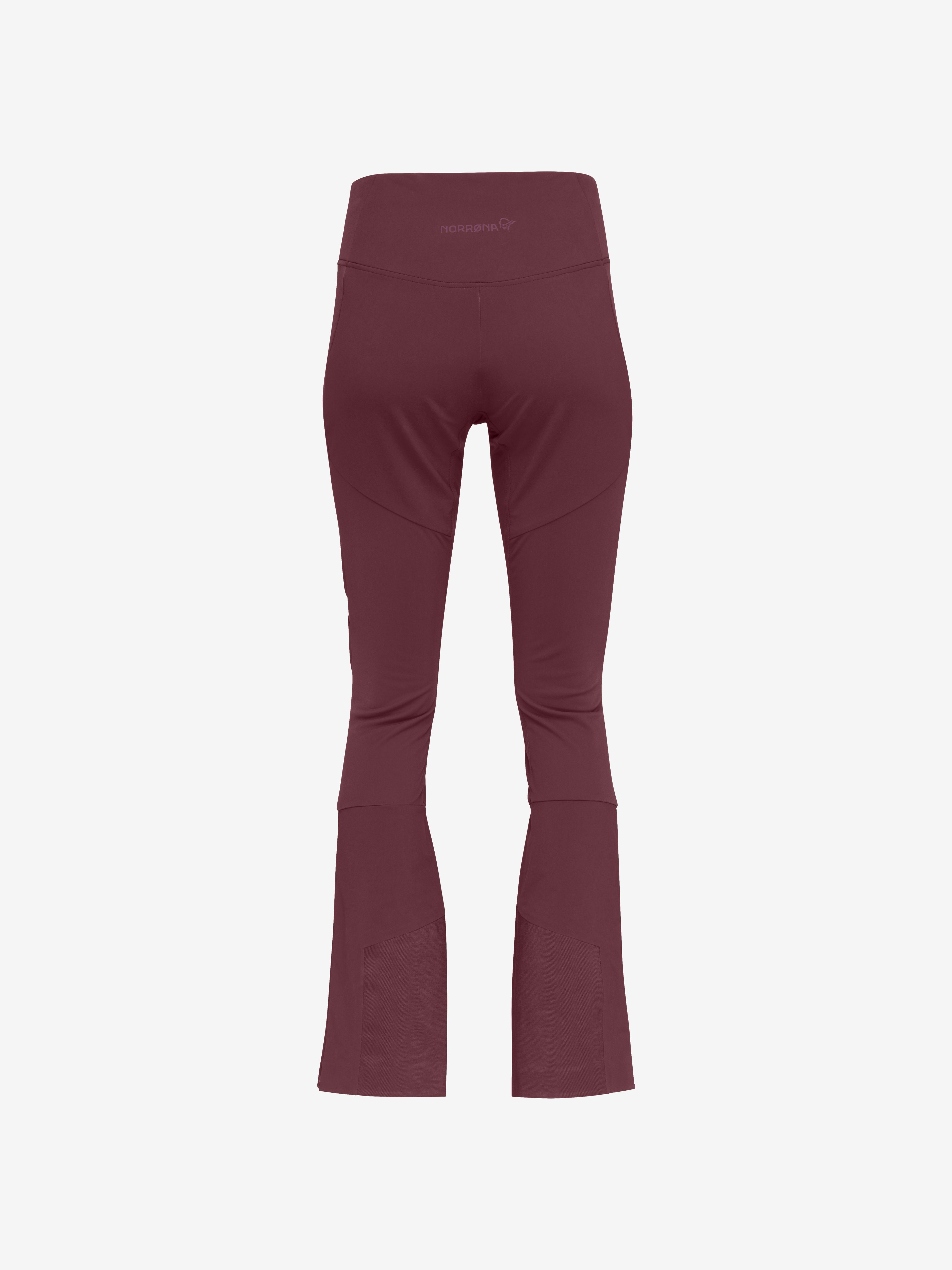 Packshot back image of lyngen equaliser stretch Tights Tawny Port