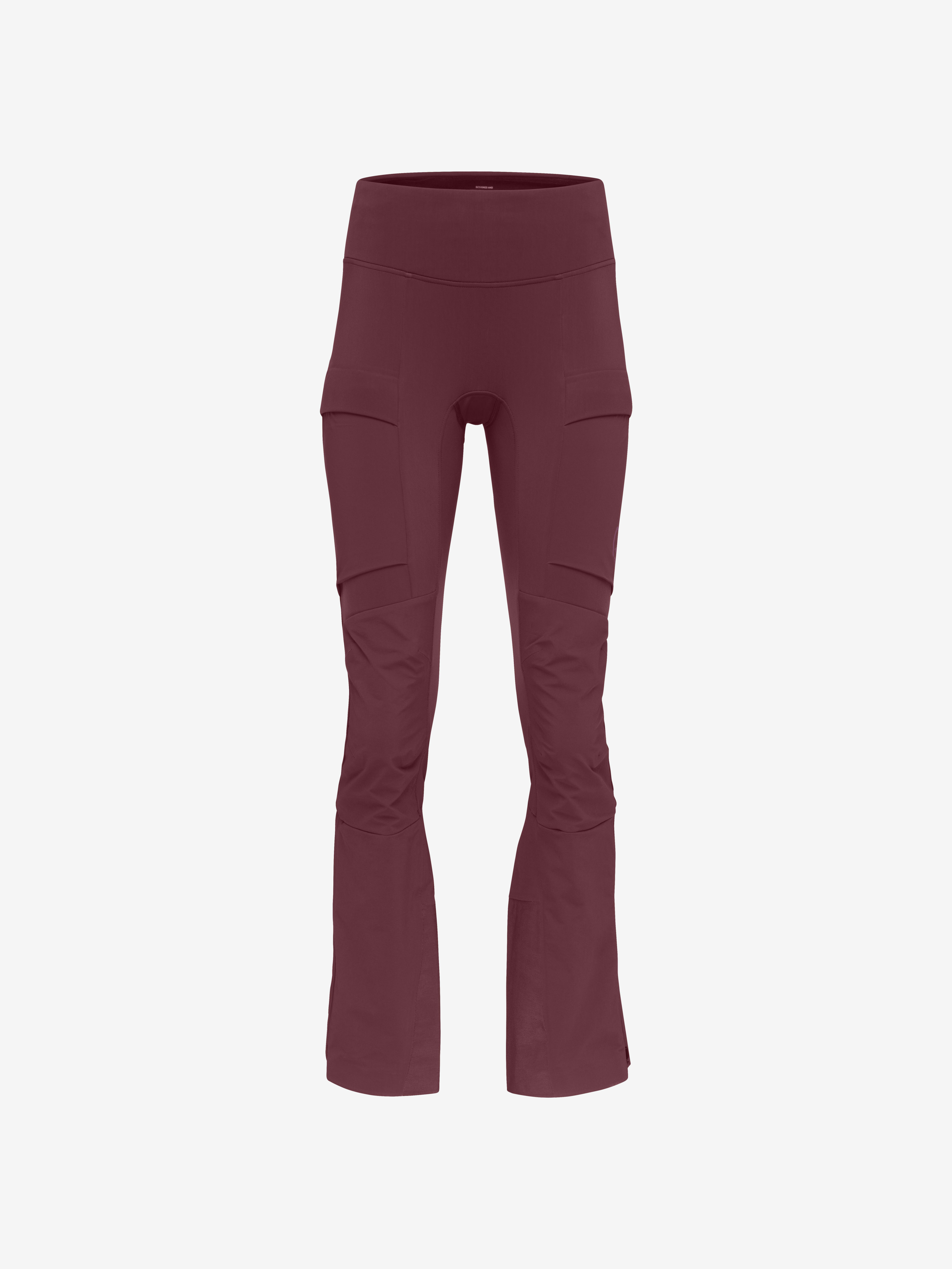 Packshot front image of lyngen equaliser stretch Tights Tawny Port