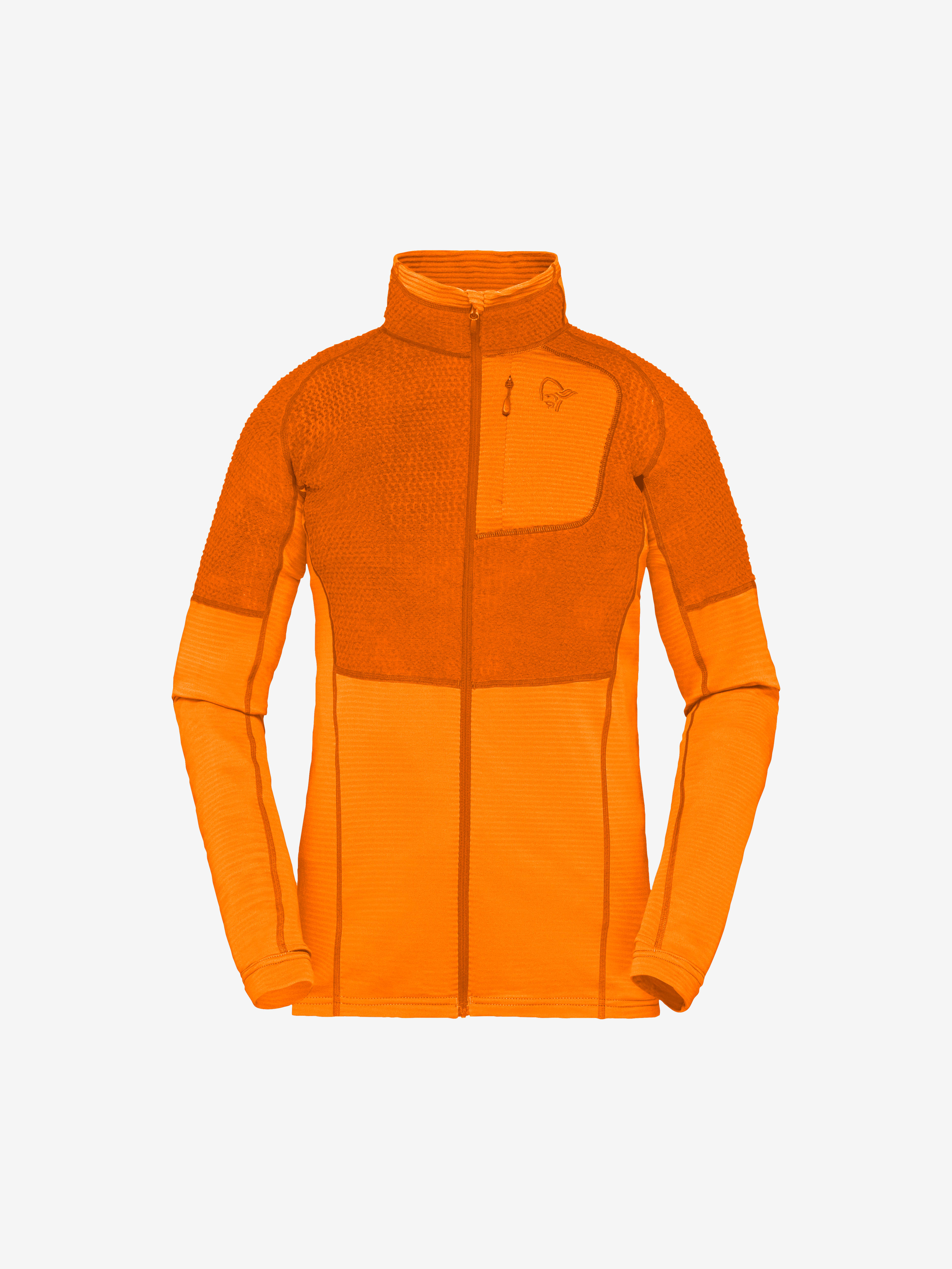 Packshot front image of lyngen Alpha90 Jacket Autumn Glory