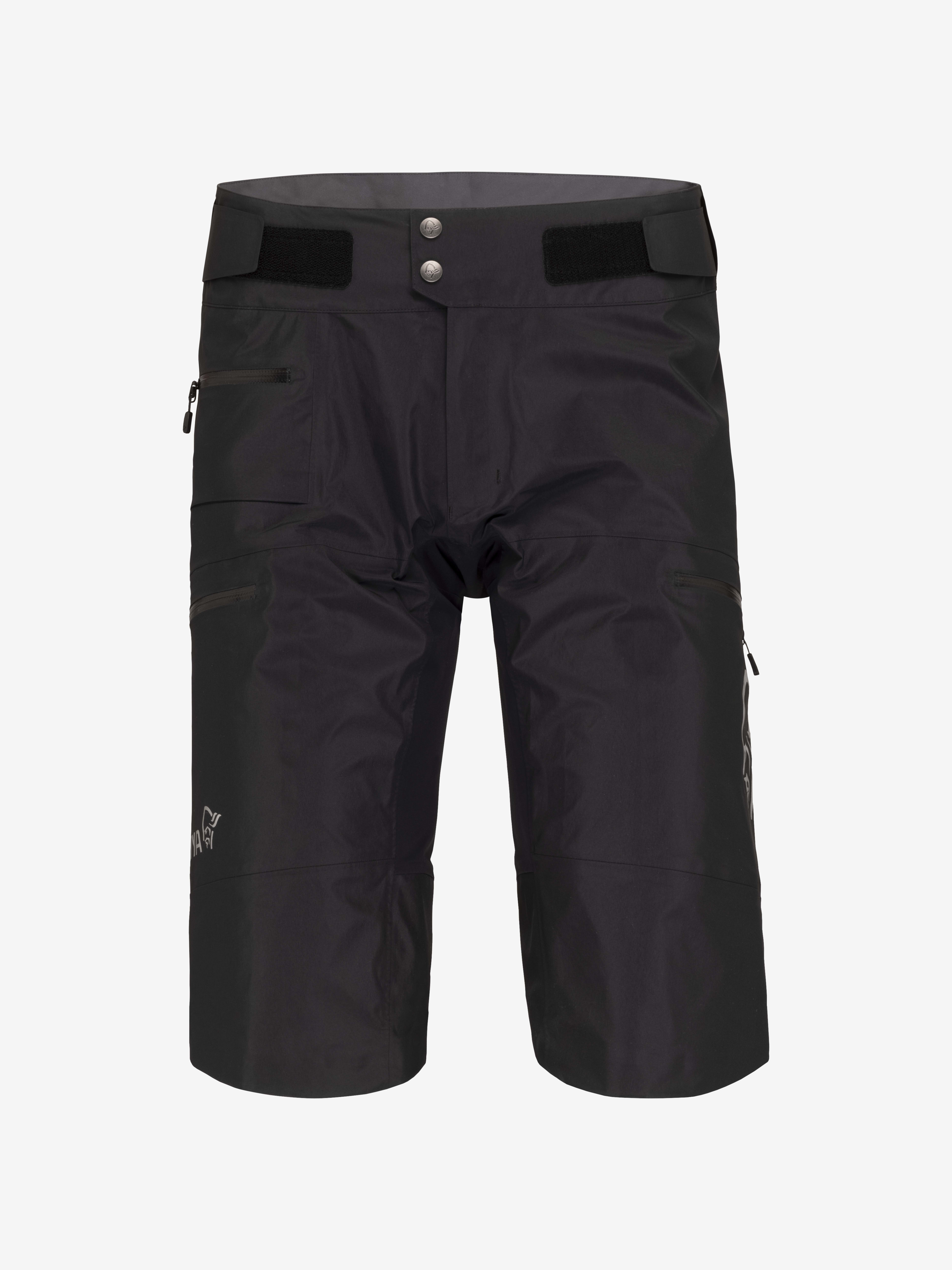 Packshot front image of fjora Gore-Tex Pro Shorts Caviar Black