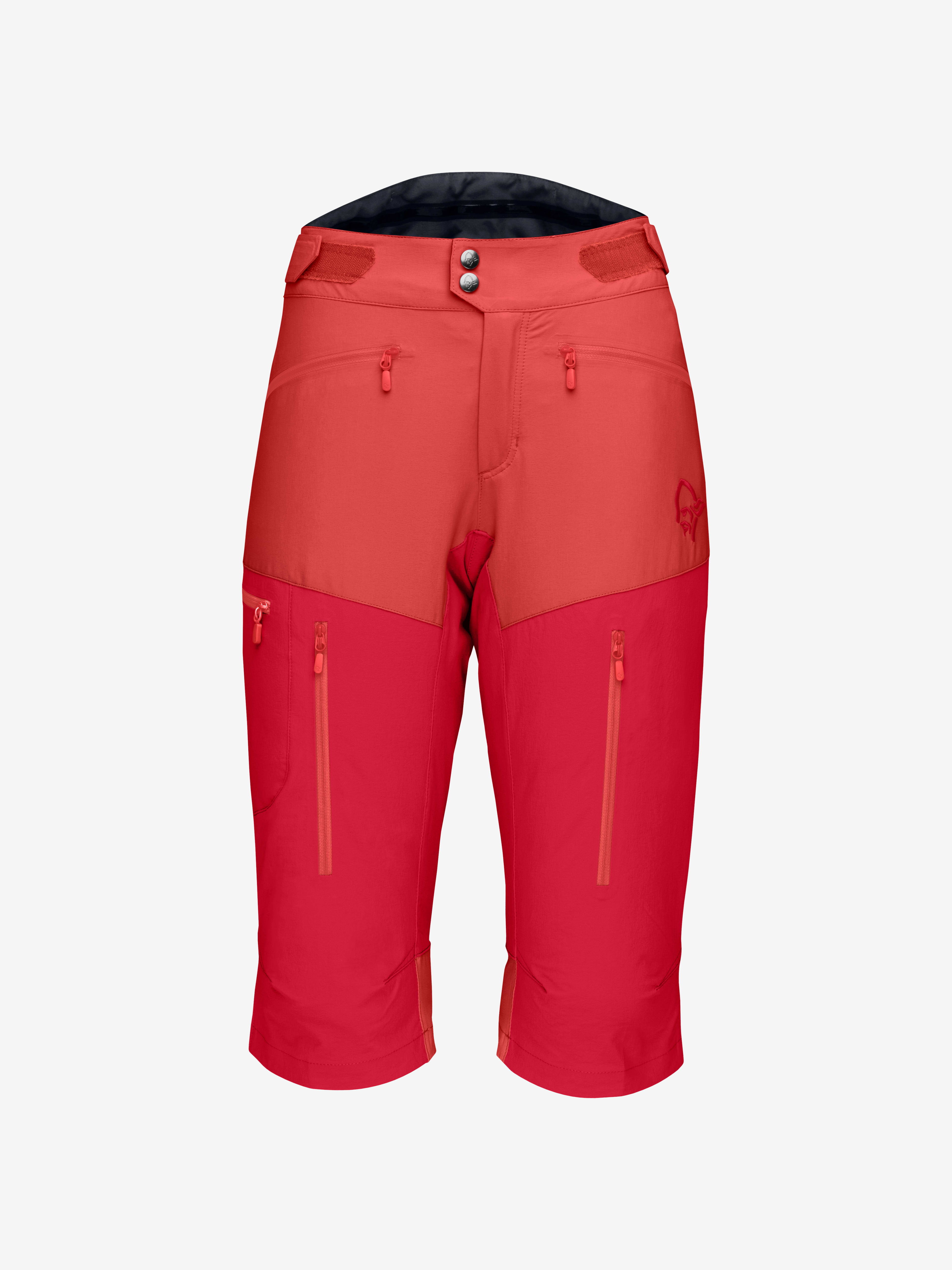 Packshot front image of fjora flex1 Shorts Paprika red