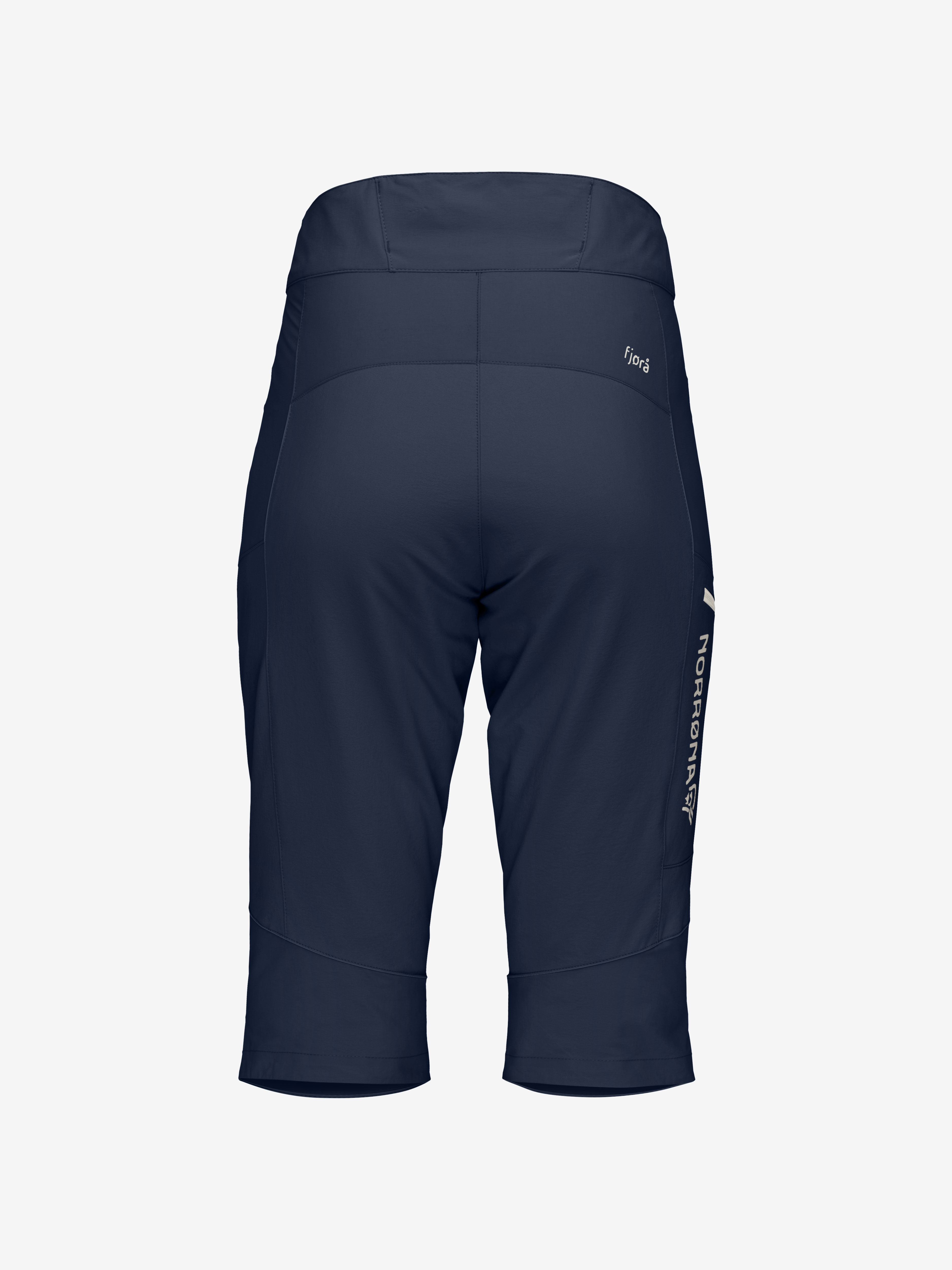 Packshot back image of fjora flex1 Shorts Indigo Night Blue