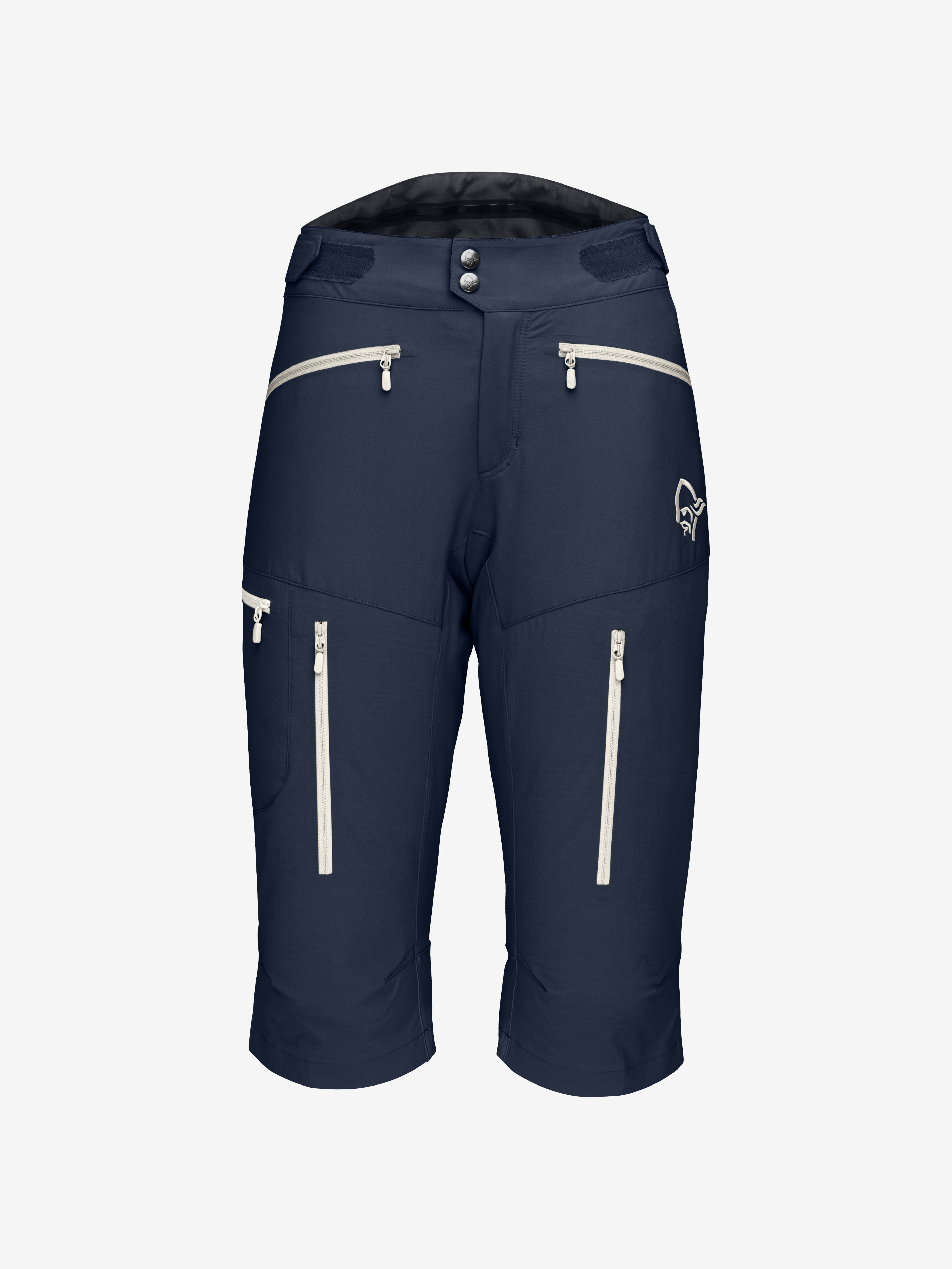 Packshot front image of fjora flex1 Shorts Indigo Night Blue