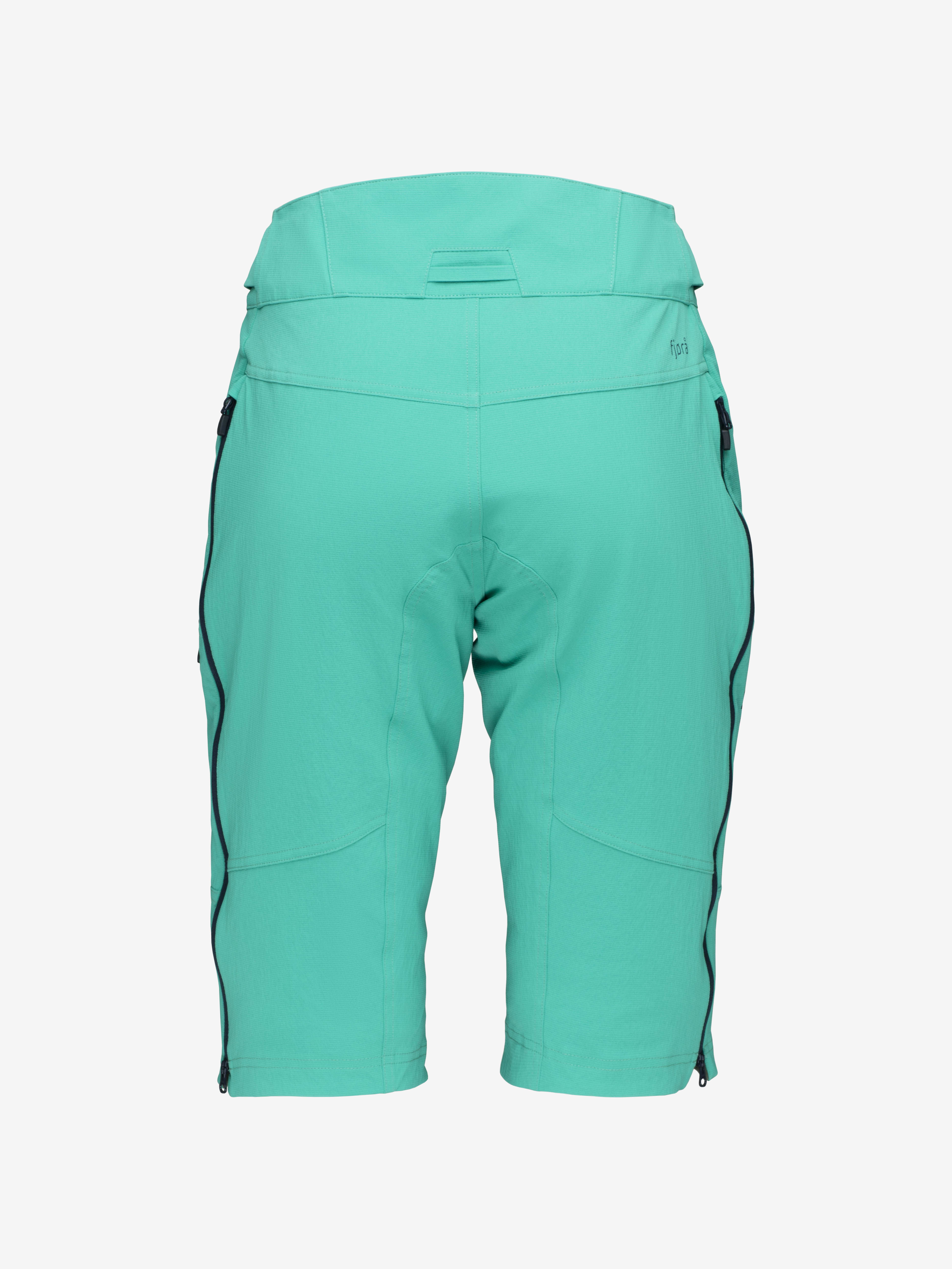 Packshot back image of fjora flex1 heavy duty Shorts Arcadia/Indigo Night