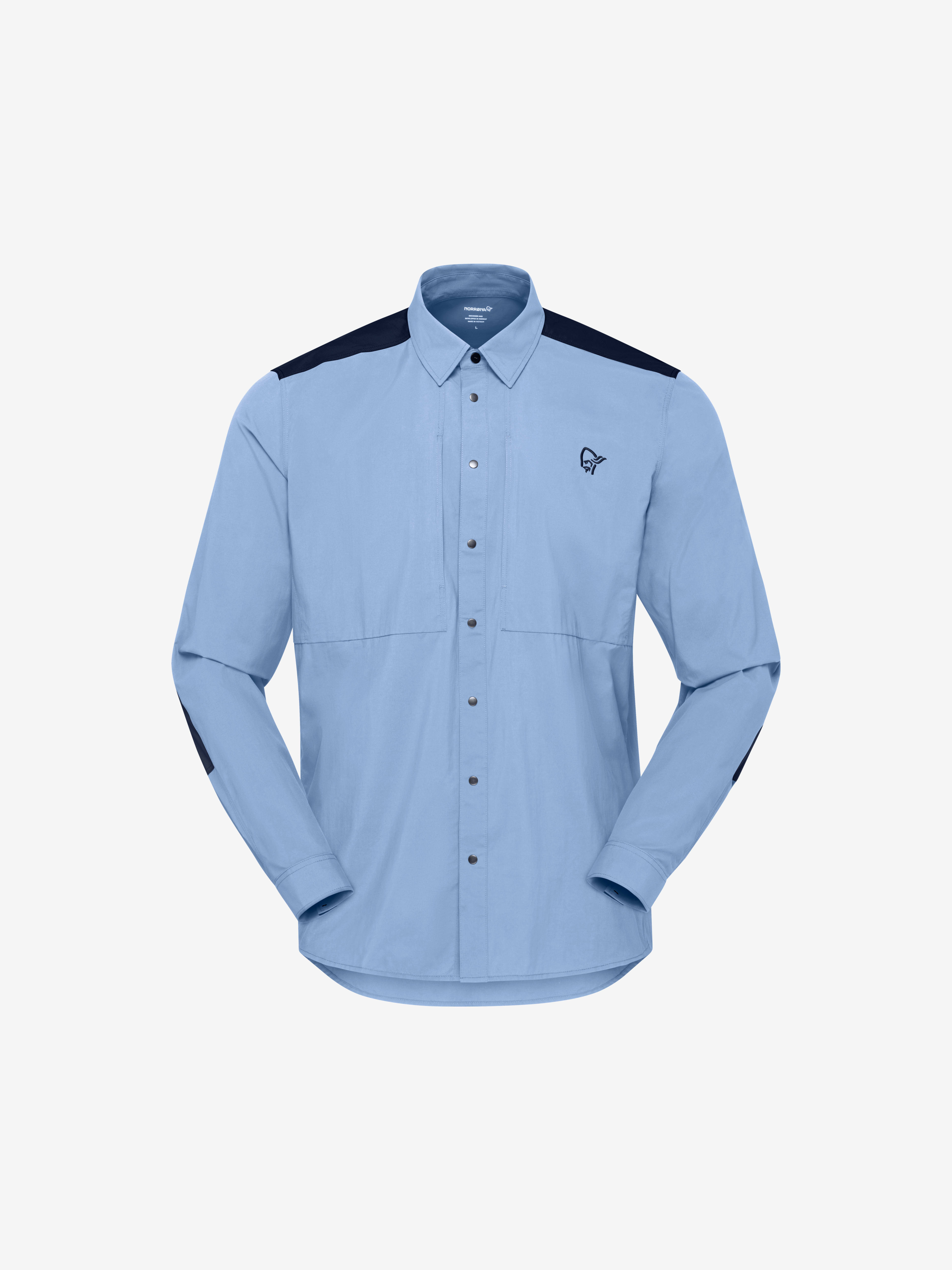 Packshot front image of femund light Shirt Frozen Fjord