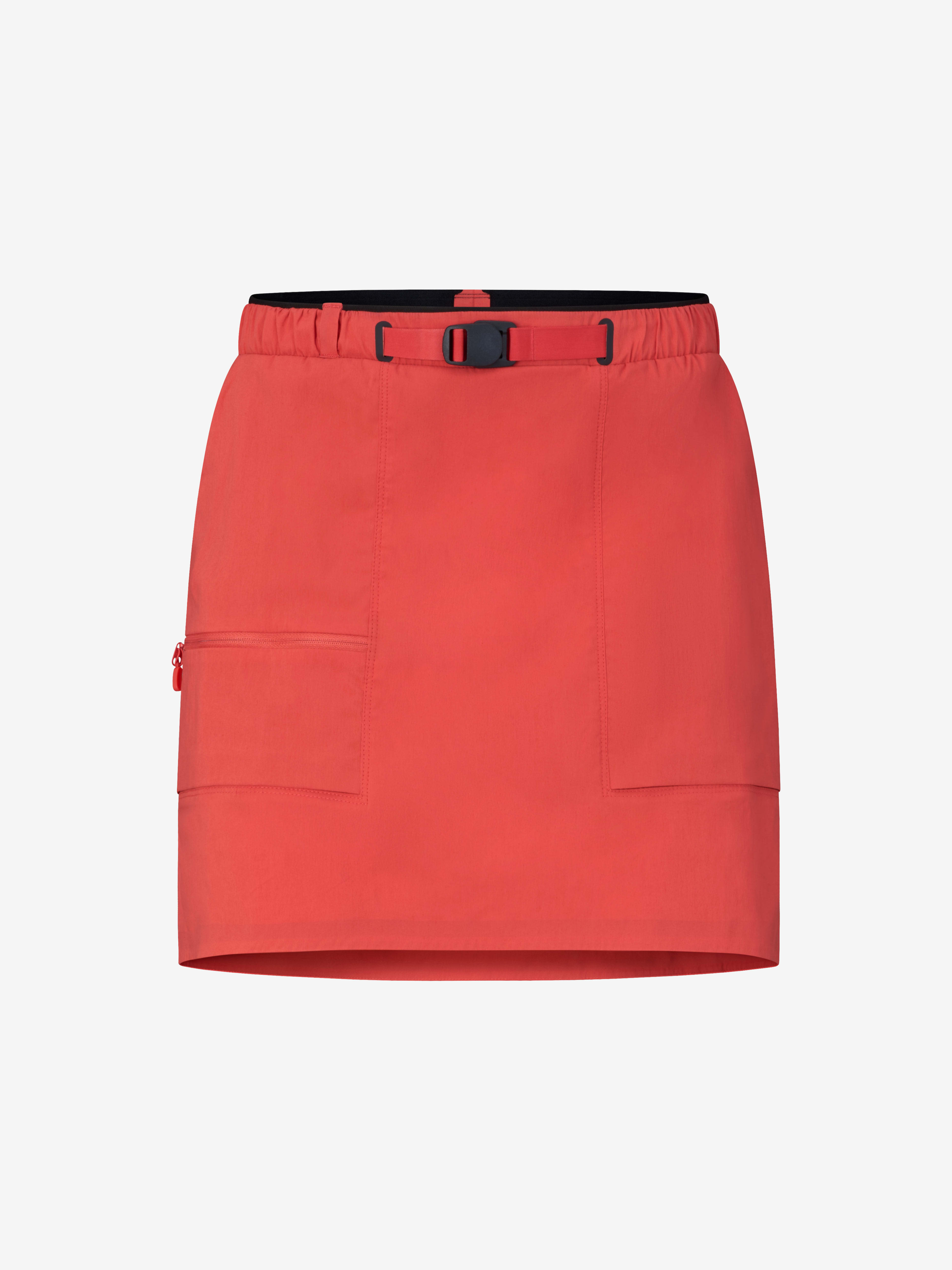 Packshot front image of femund cotton Skirt Paprika red