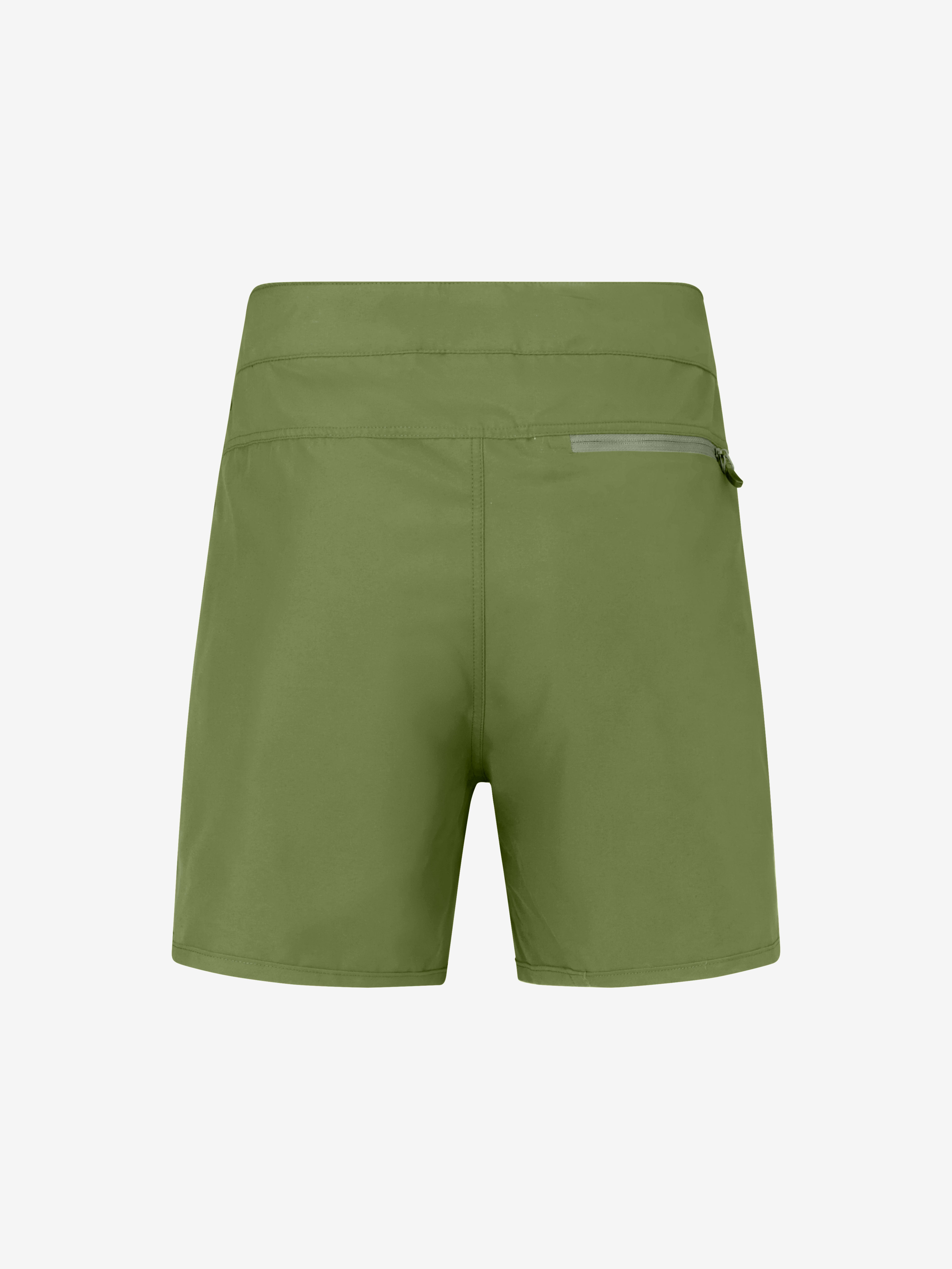 Packshot back image of femund silent grid Shorts Loden Green