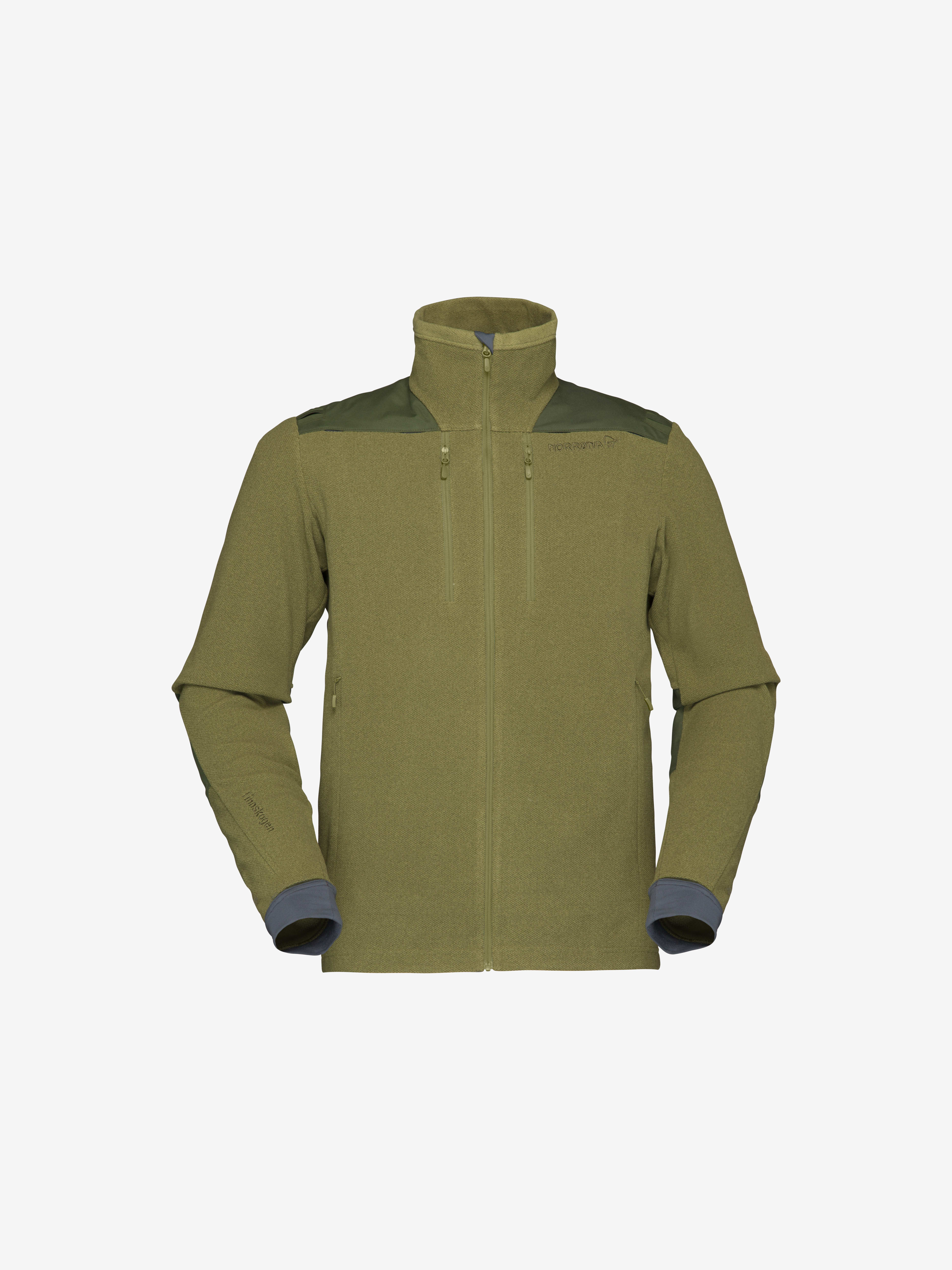 Packshot front image of finnskogen warm1 Jacket Hunting Light Green