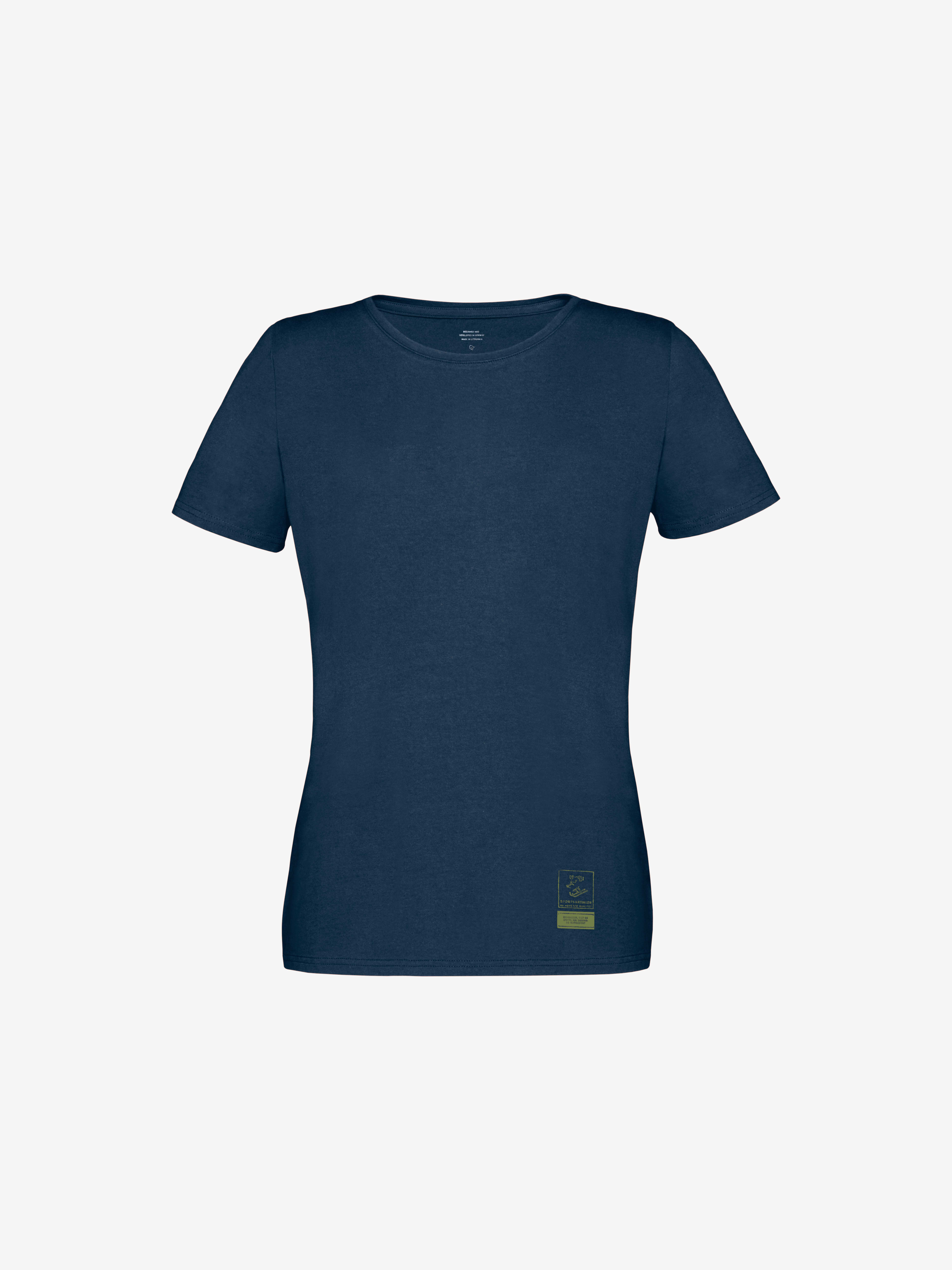 Packshot front image of 29 cotton stamp T-Shirt Indigo Night/Elmwood