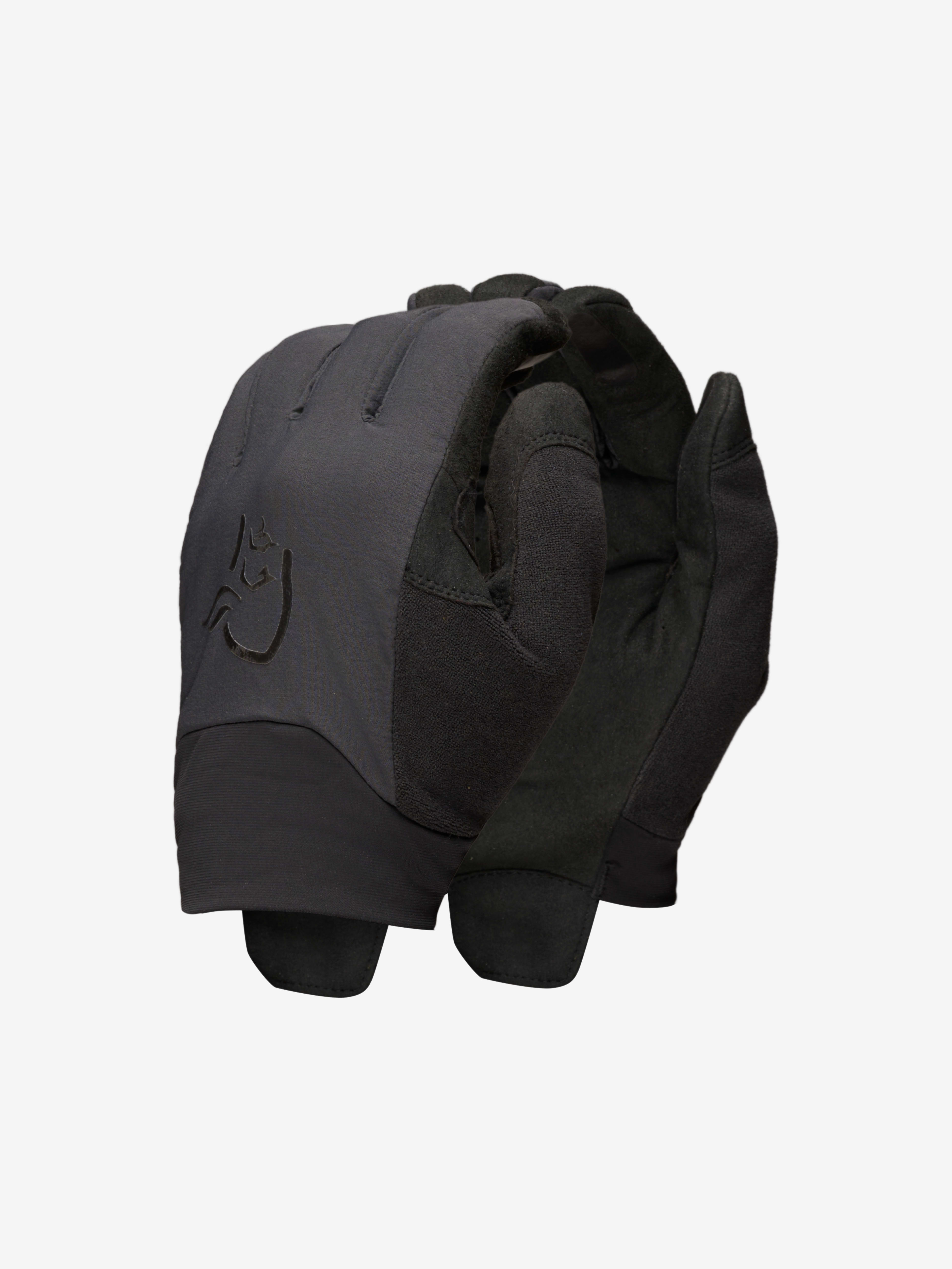 Packshot front image of skibotn flex1 Gloves Caviar Black