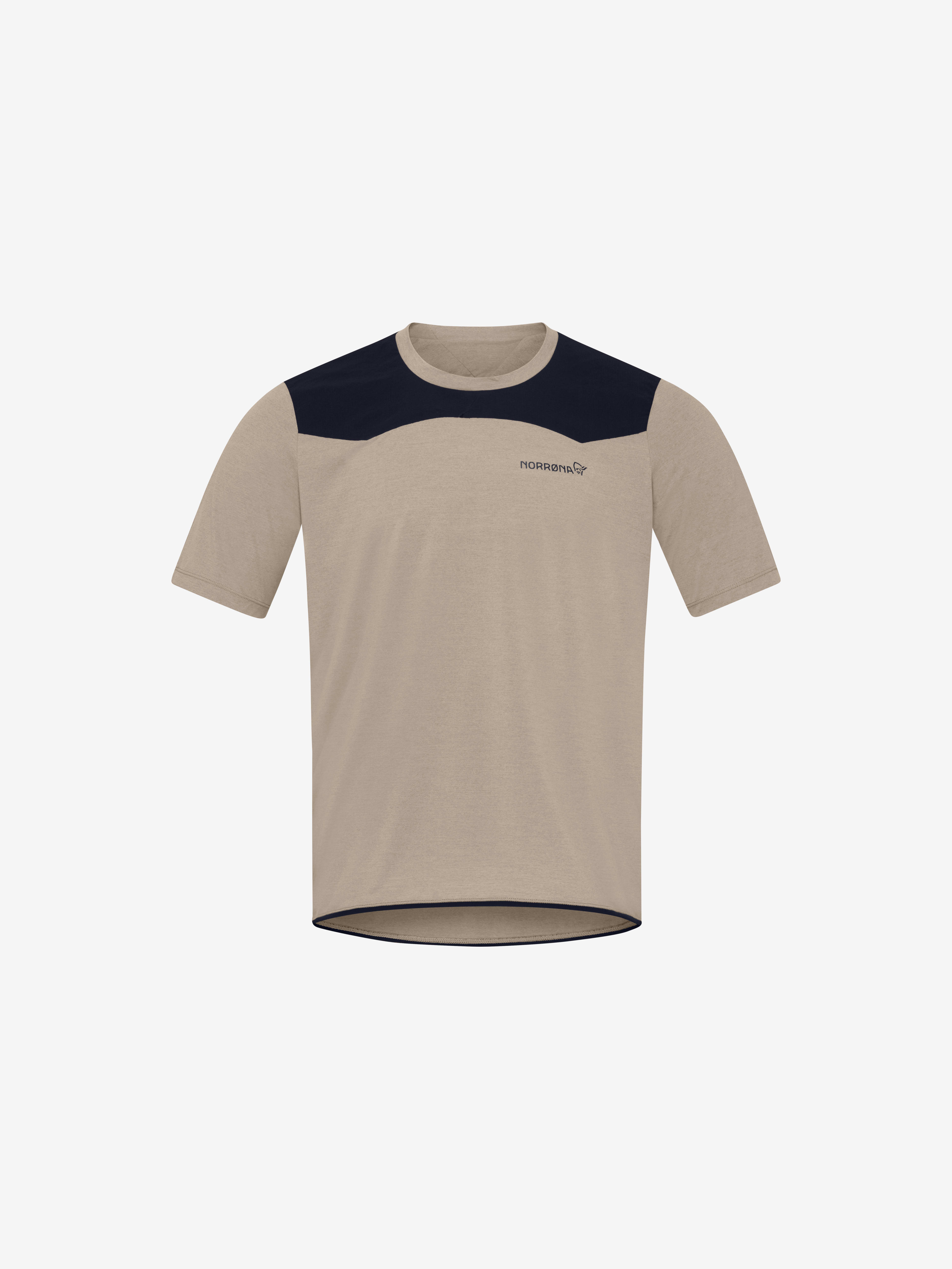 Packshot front image of skibotn equaliser tech T-shirt Winter Twig/Caviar Black