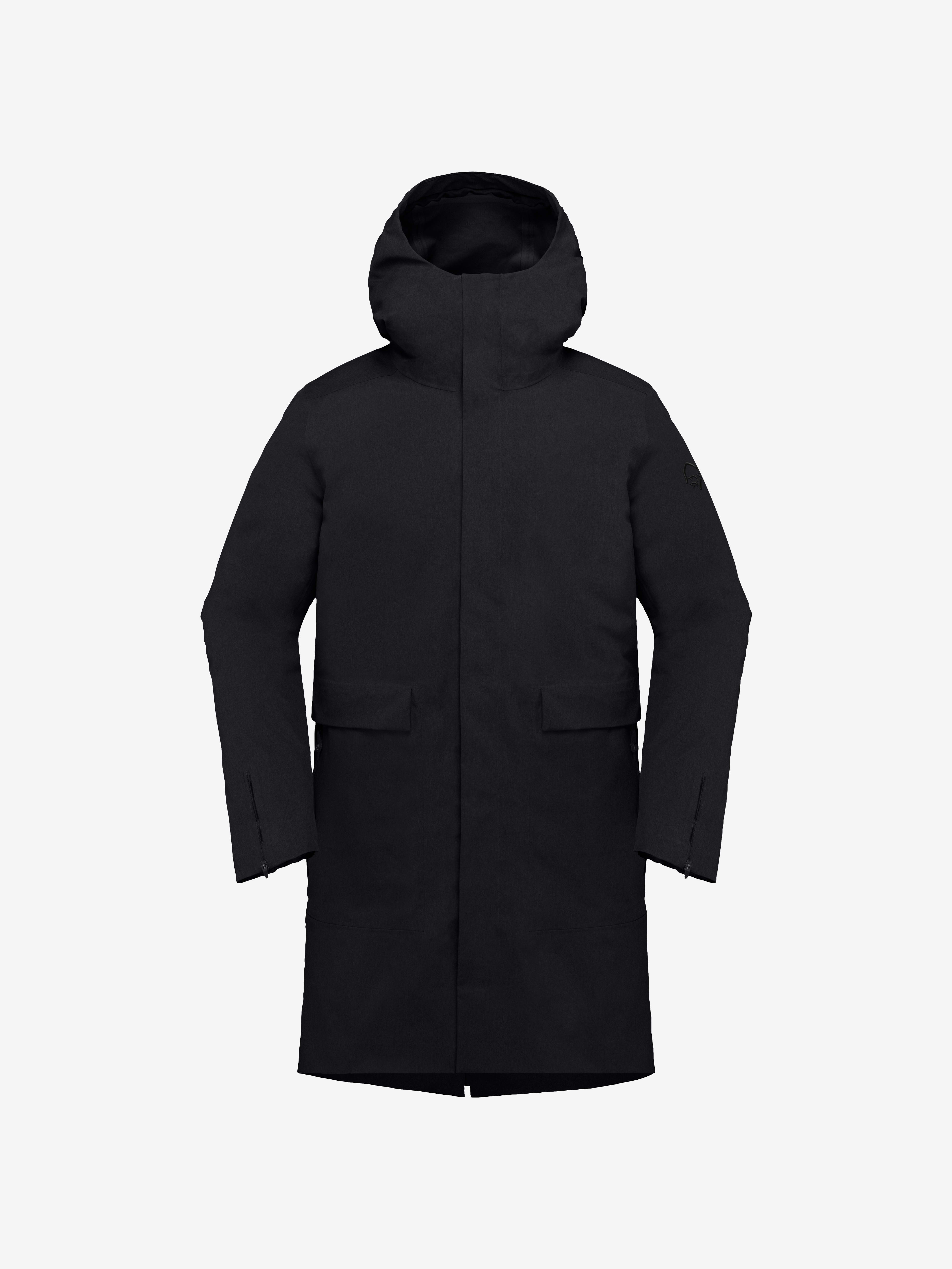 Packshot front image of oslo Gore-Tex down850 Parka Caviar Black