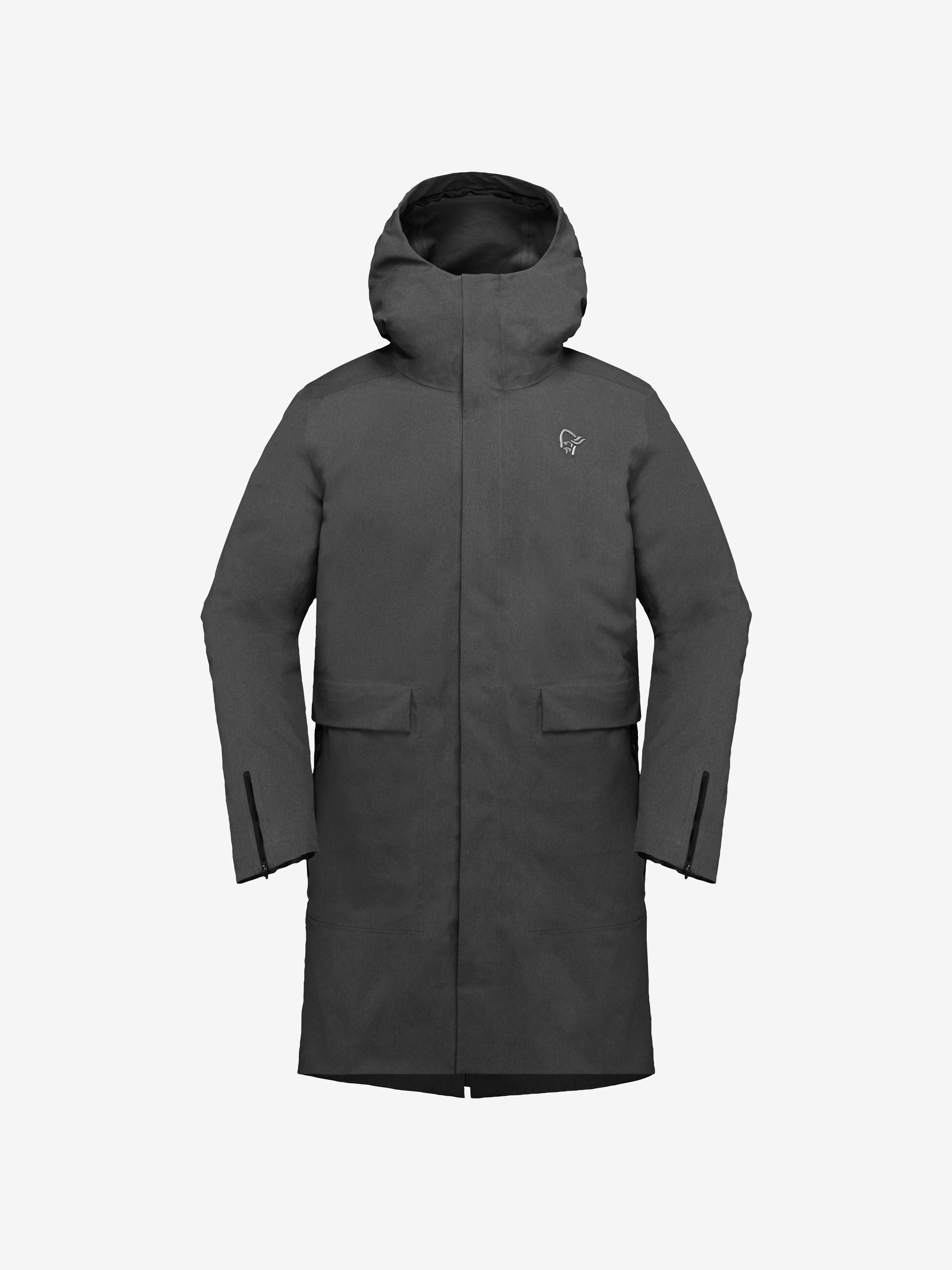 Packshot front image of oslo Gore-Tex down850 Parka Caviar Black