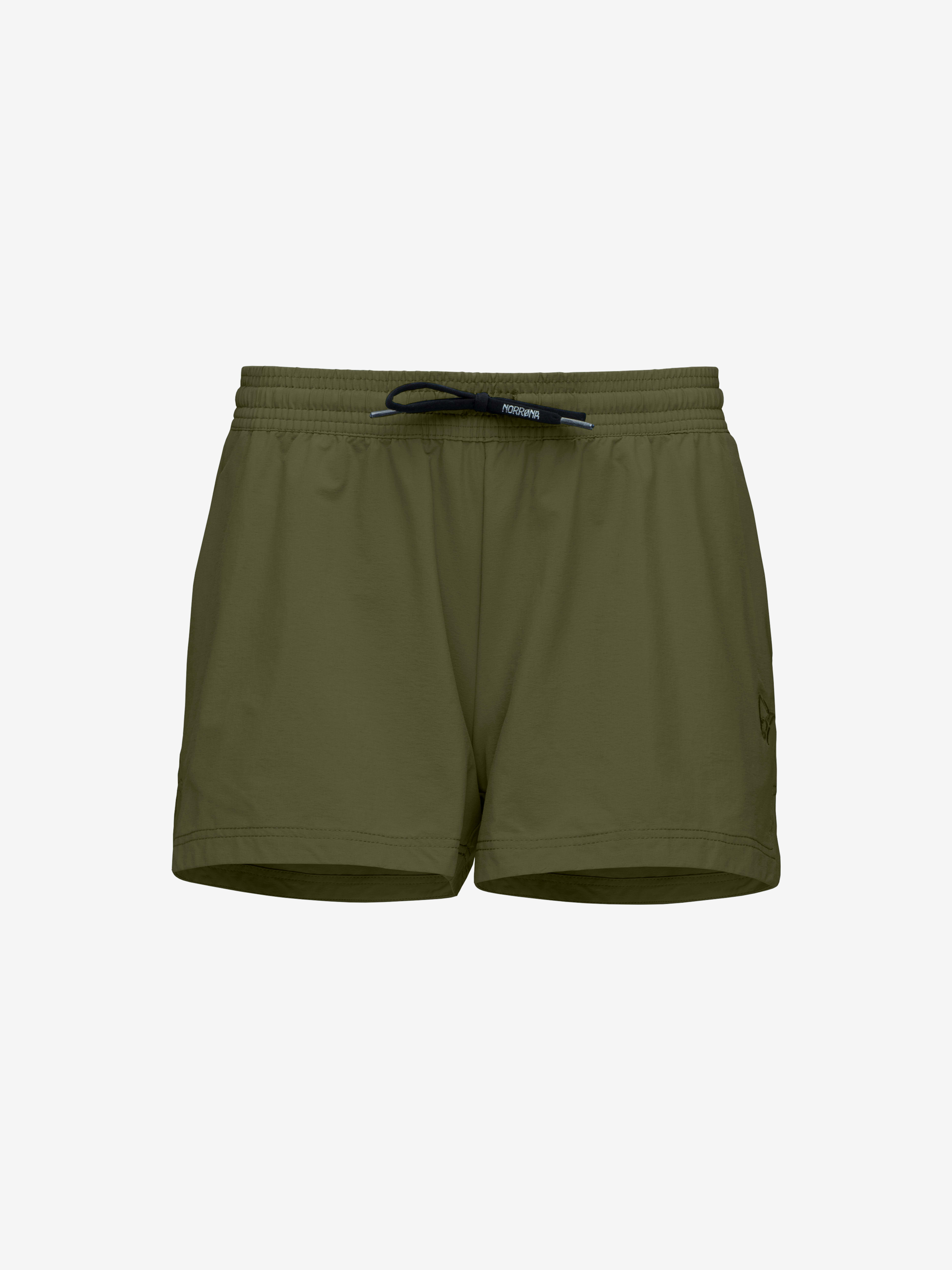 Packshot front image of norrona loose Shorts Olive Night