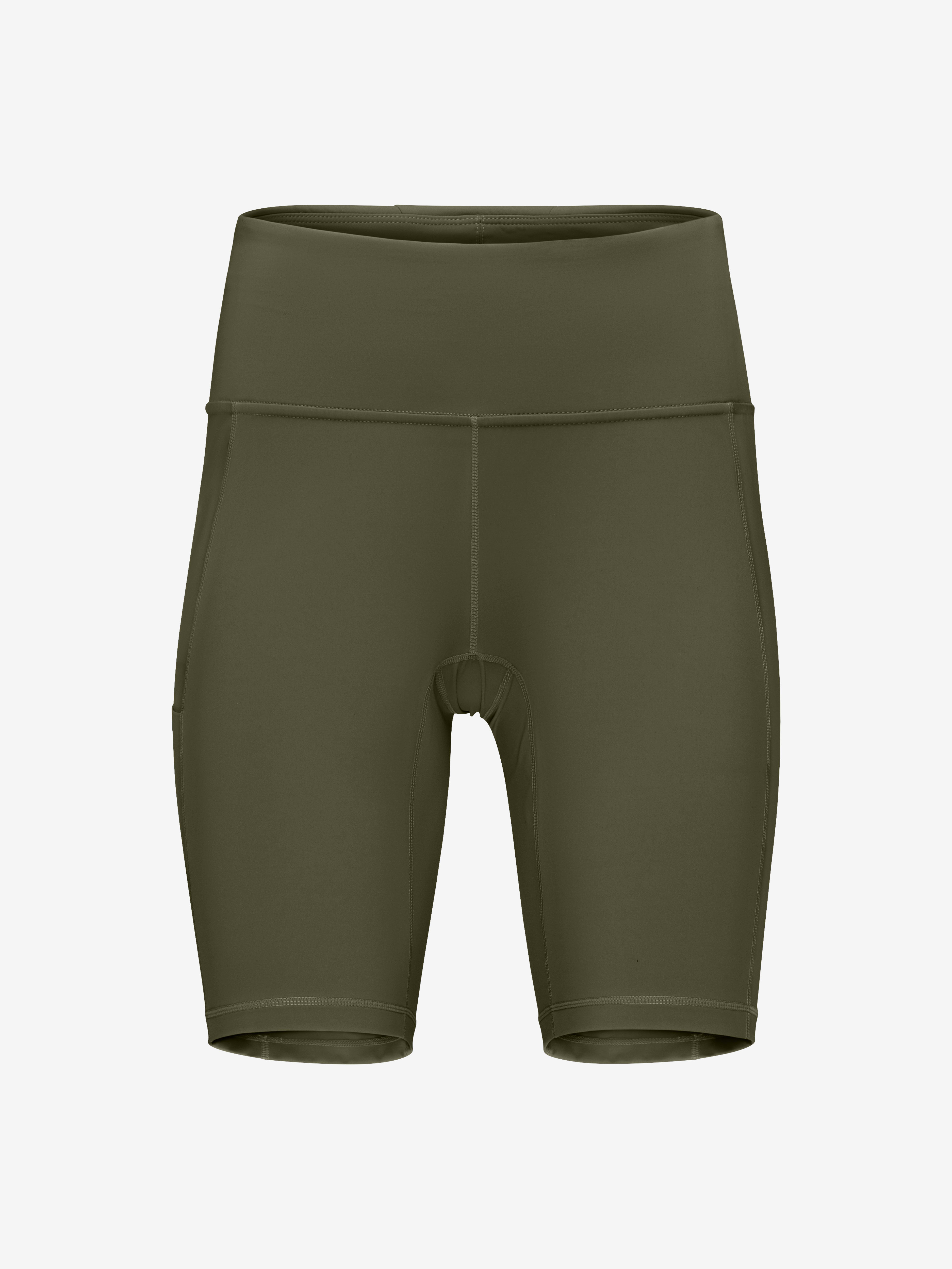Packshot front image of norrona short Tights Olive Night