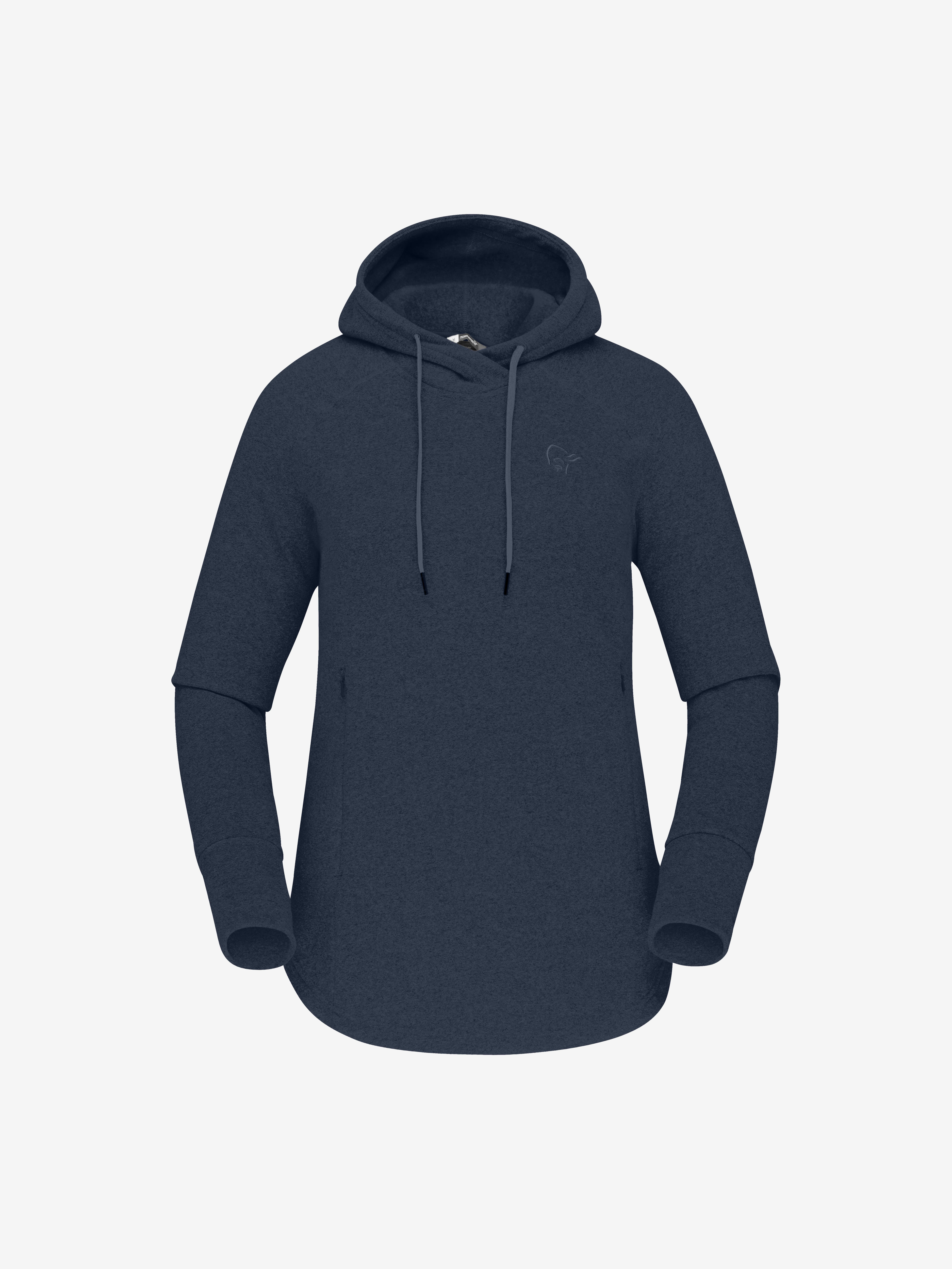 Packshot front image of norrona warm2 Hood Indigo Night