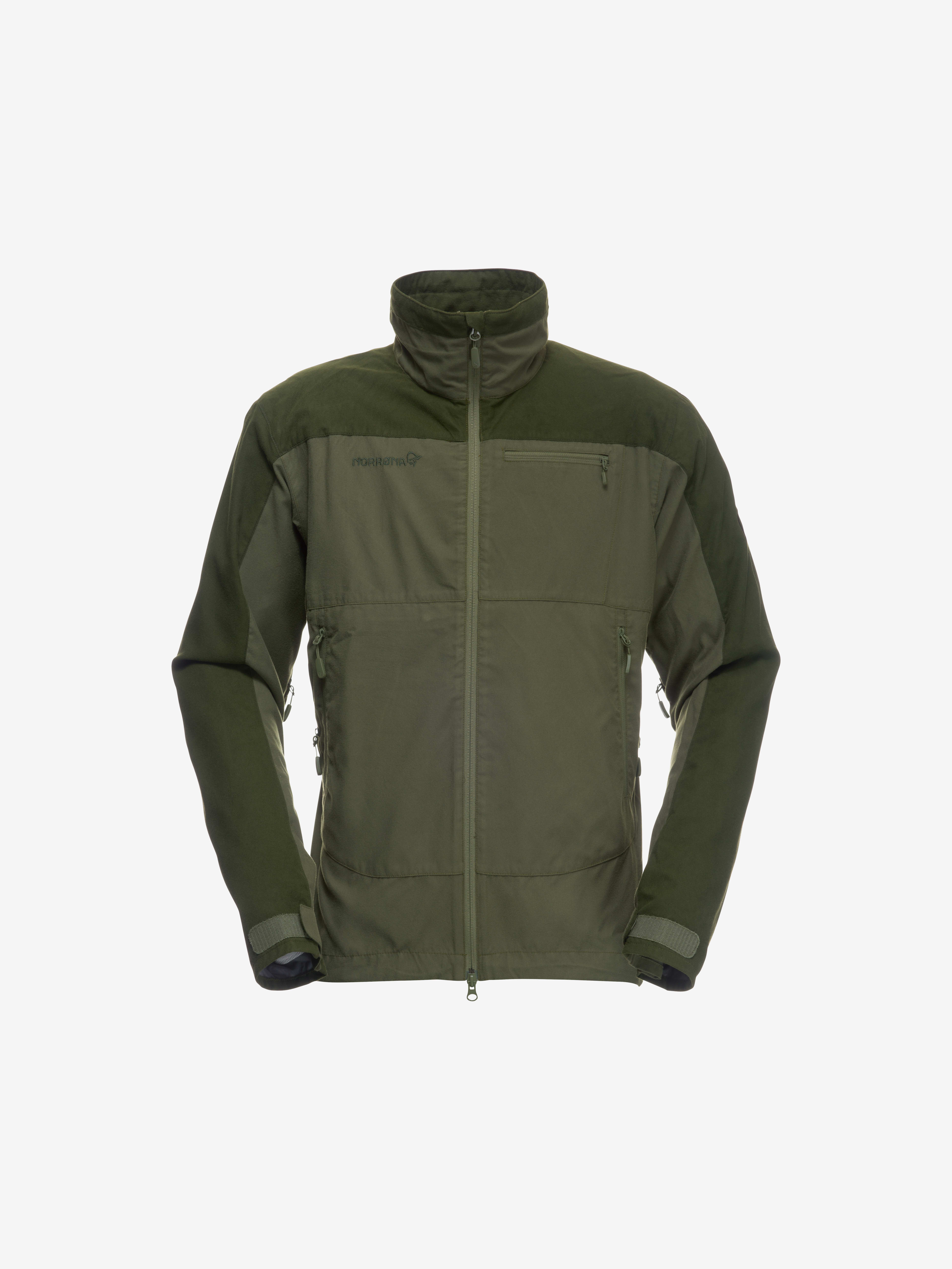 Packshot front image of finnskogen hybrid Jacket Green