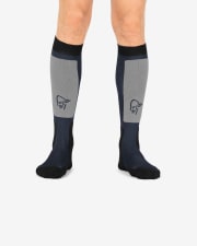 Chaussettes ski Laine Mérinos ecoSKI-PRO 3701-noir-rouge Teko - Montania  Sport