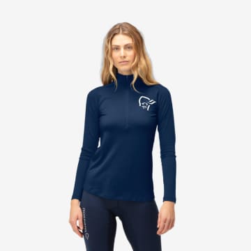 Norrøna pureUll Zip Neck for women - Norrøna®