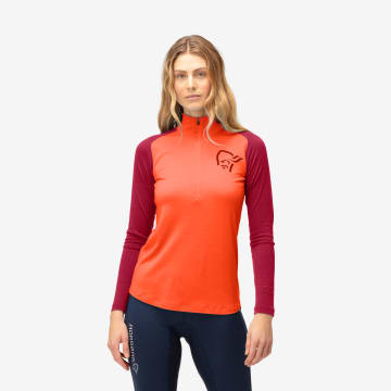 Norrøna pureUll Zip Neck for women - Norrøna®