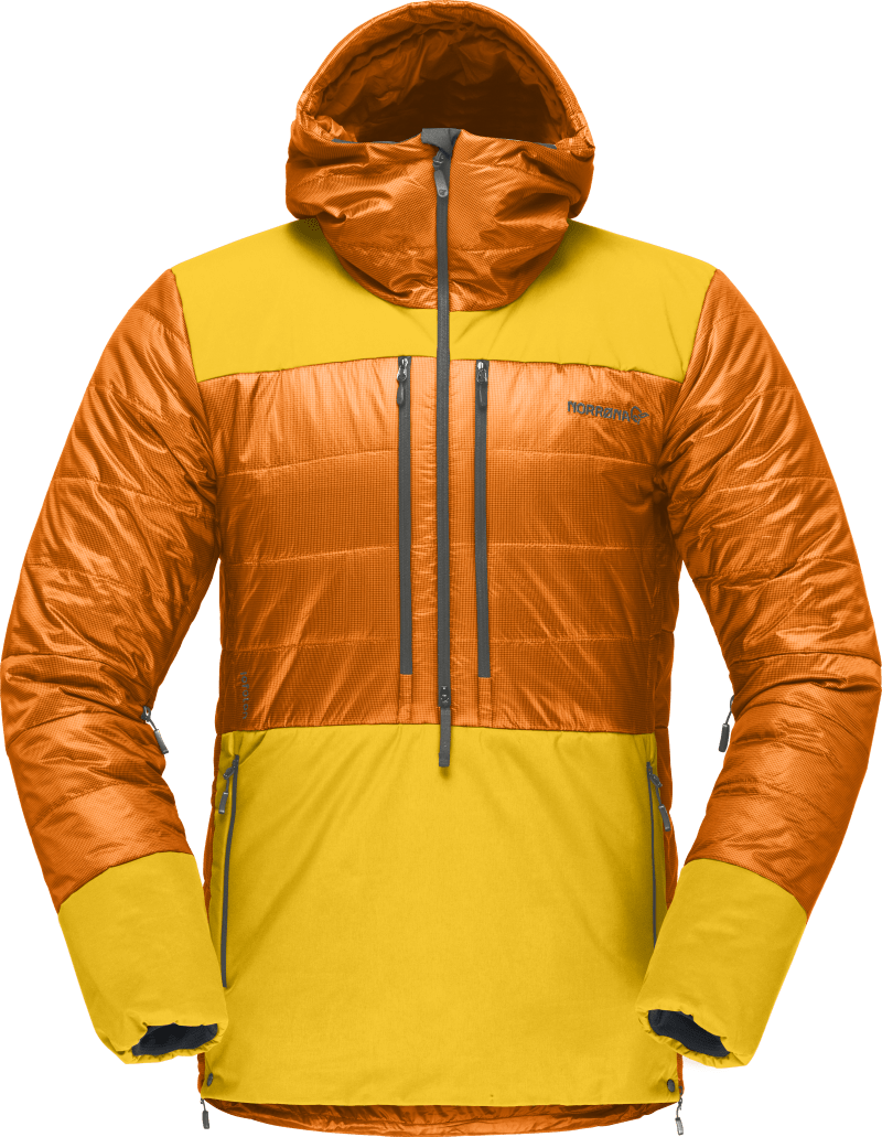 lofoten Primaloft80 Anorak M's Orange Popsicle/Lemon Chrome