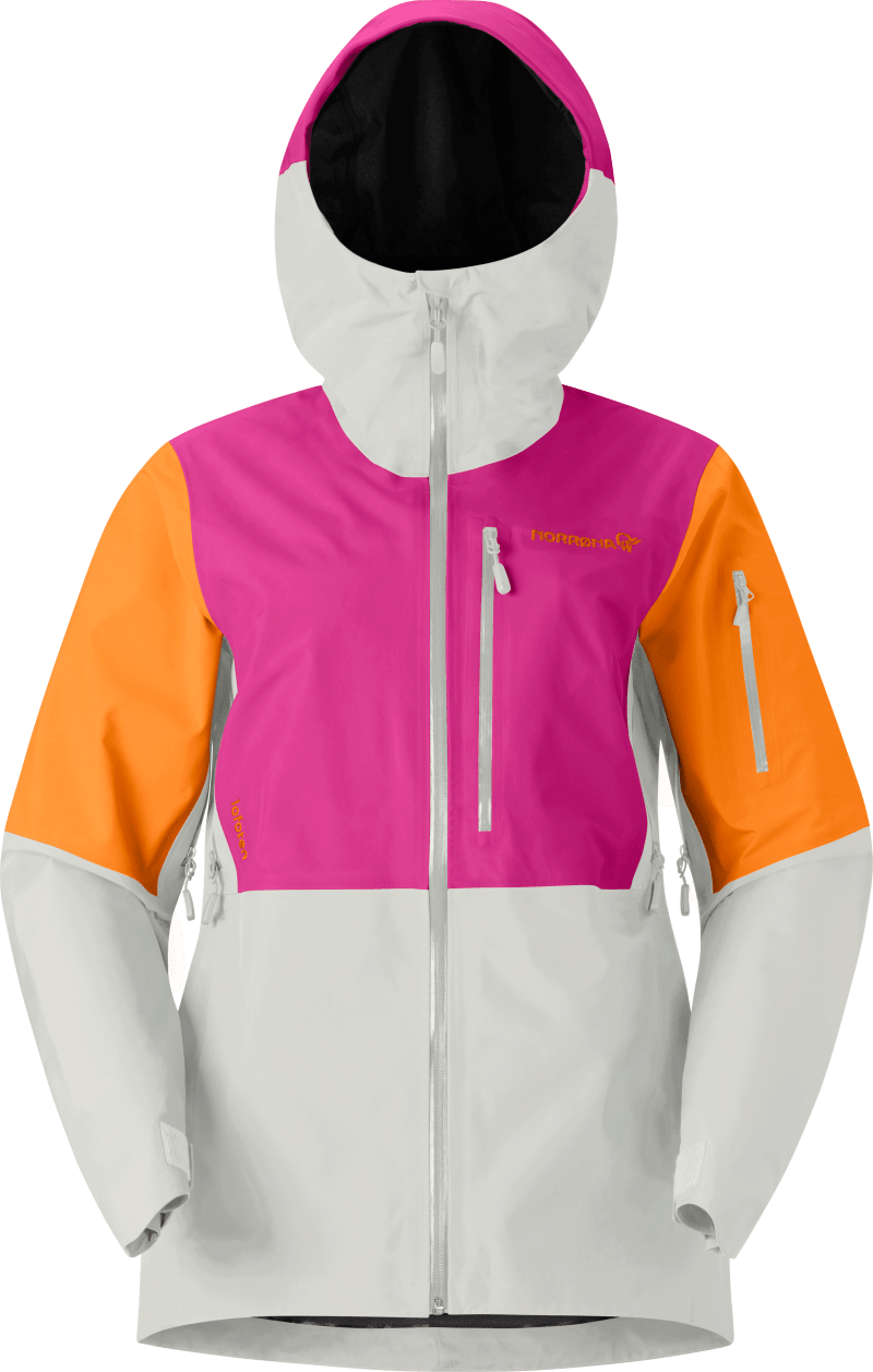 lofoten Gore-Tex Jacket W's Festival Fuchsia/Oatmeal