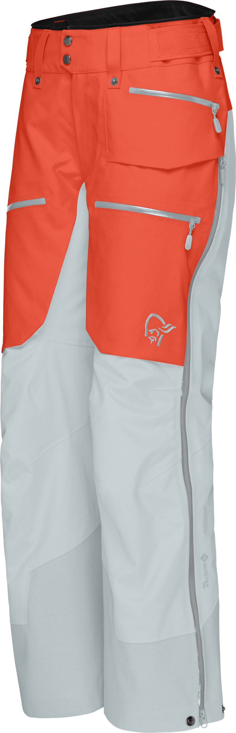 lofoten Gore-Tex Pro Pants W's Orange Alert/Blue Fog