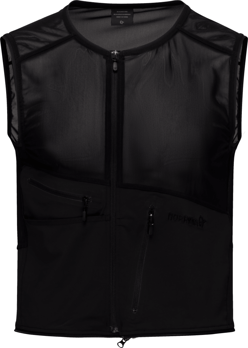lofoten ski/snowboard zip-in vest M's Caviar Black