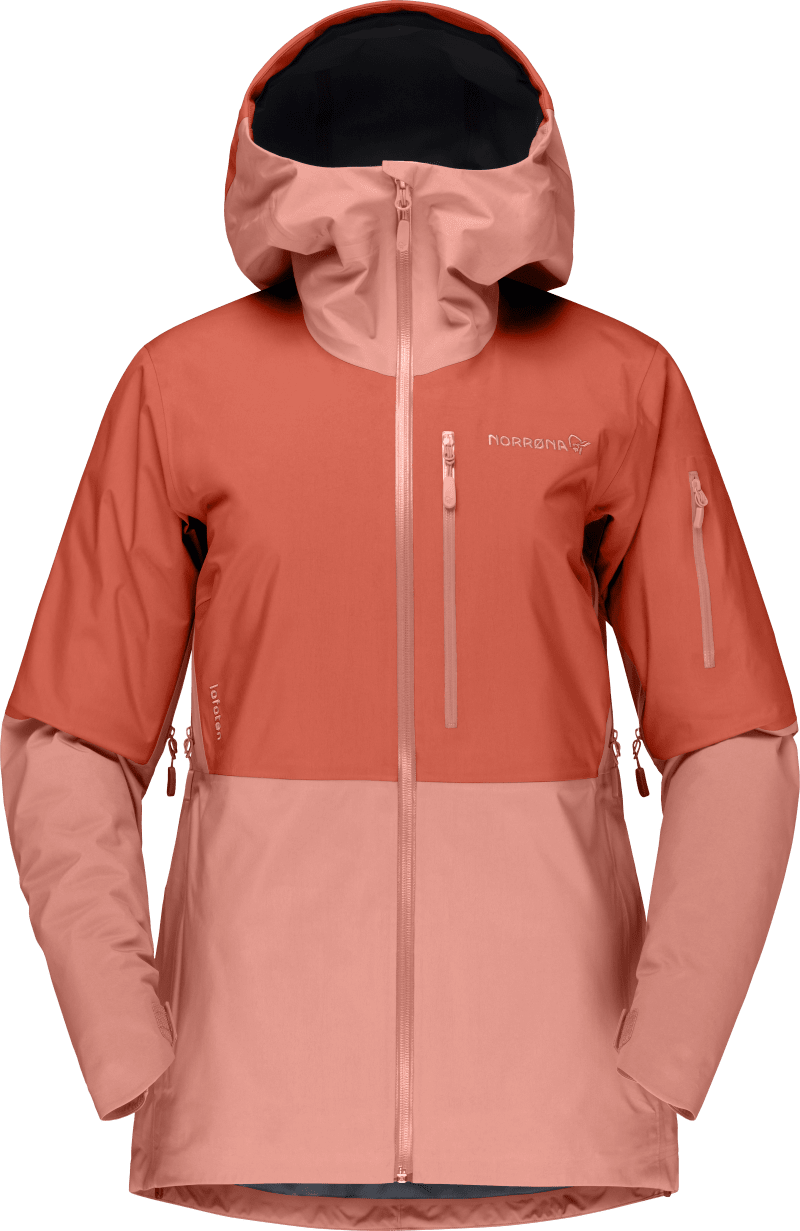 lofoten Gore-Tex Jacket W's Orange Alert/Peach Amber